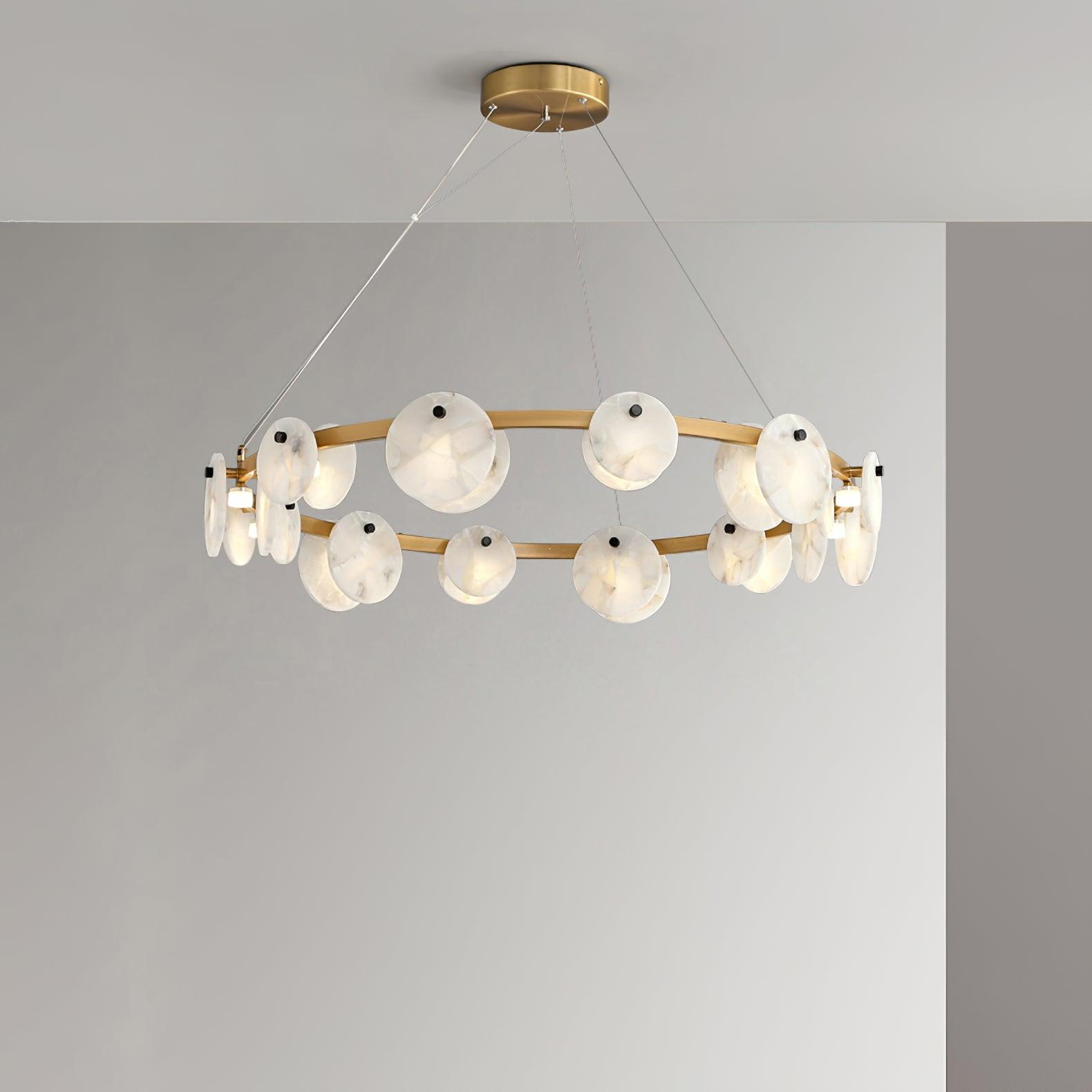 Olveneth Alabaster Chandelier - Neutralighting
