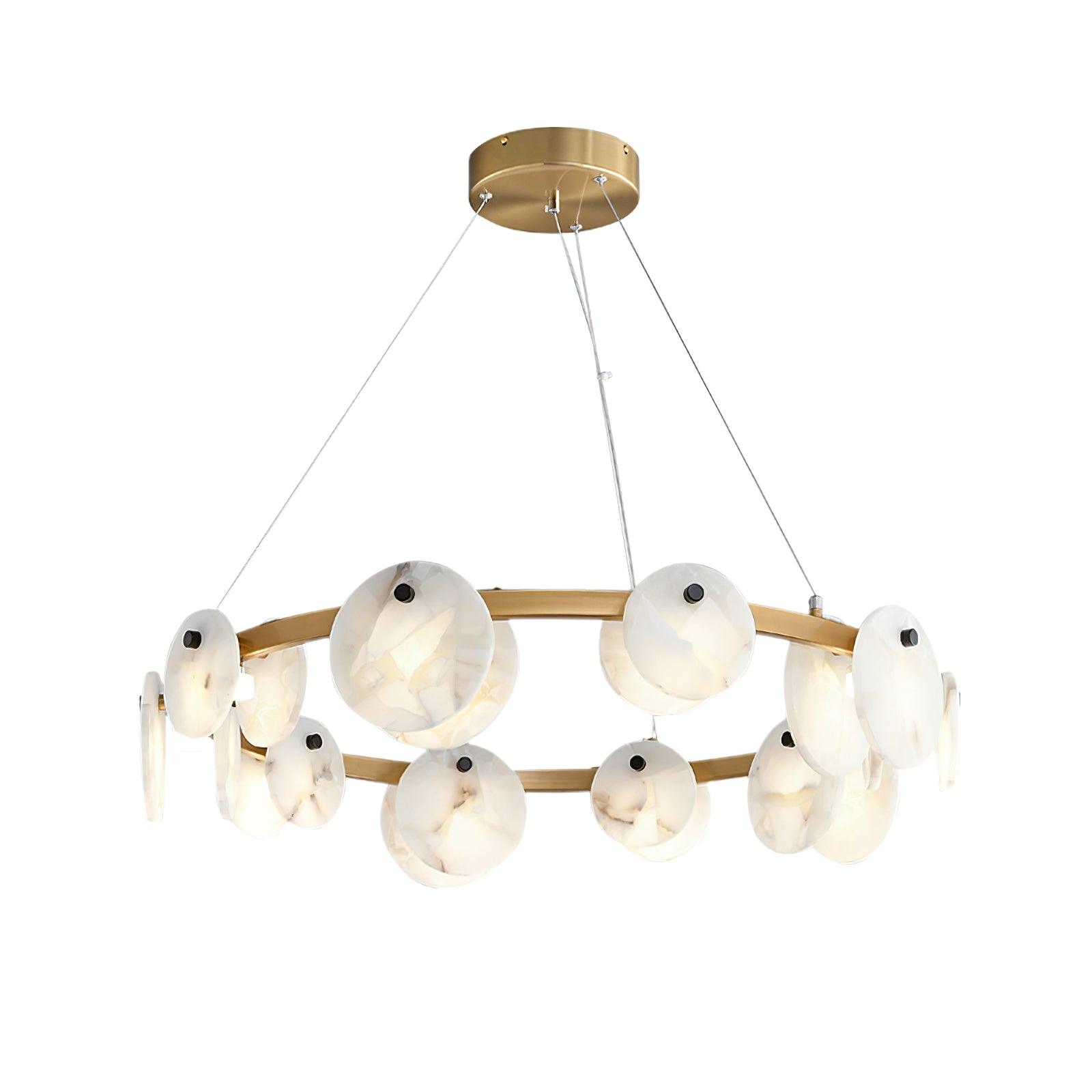 Olveneth Alabaster Chandelier - Neutralighting