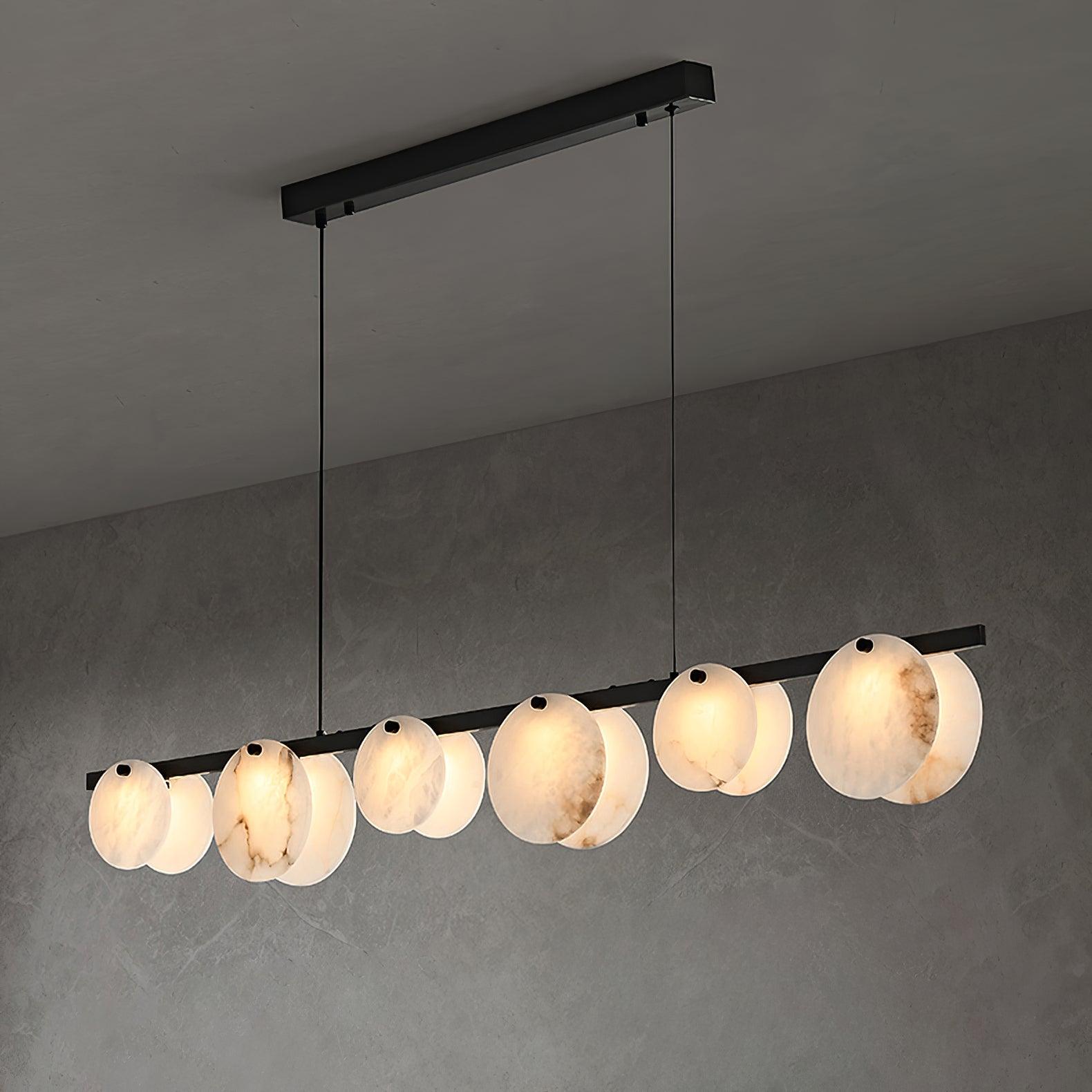 Olirel Linear Alabaster Pendant Light - Neutralighting