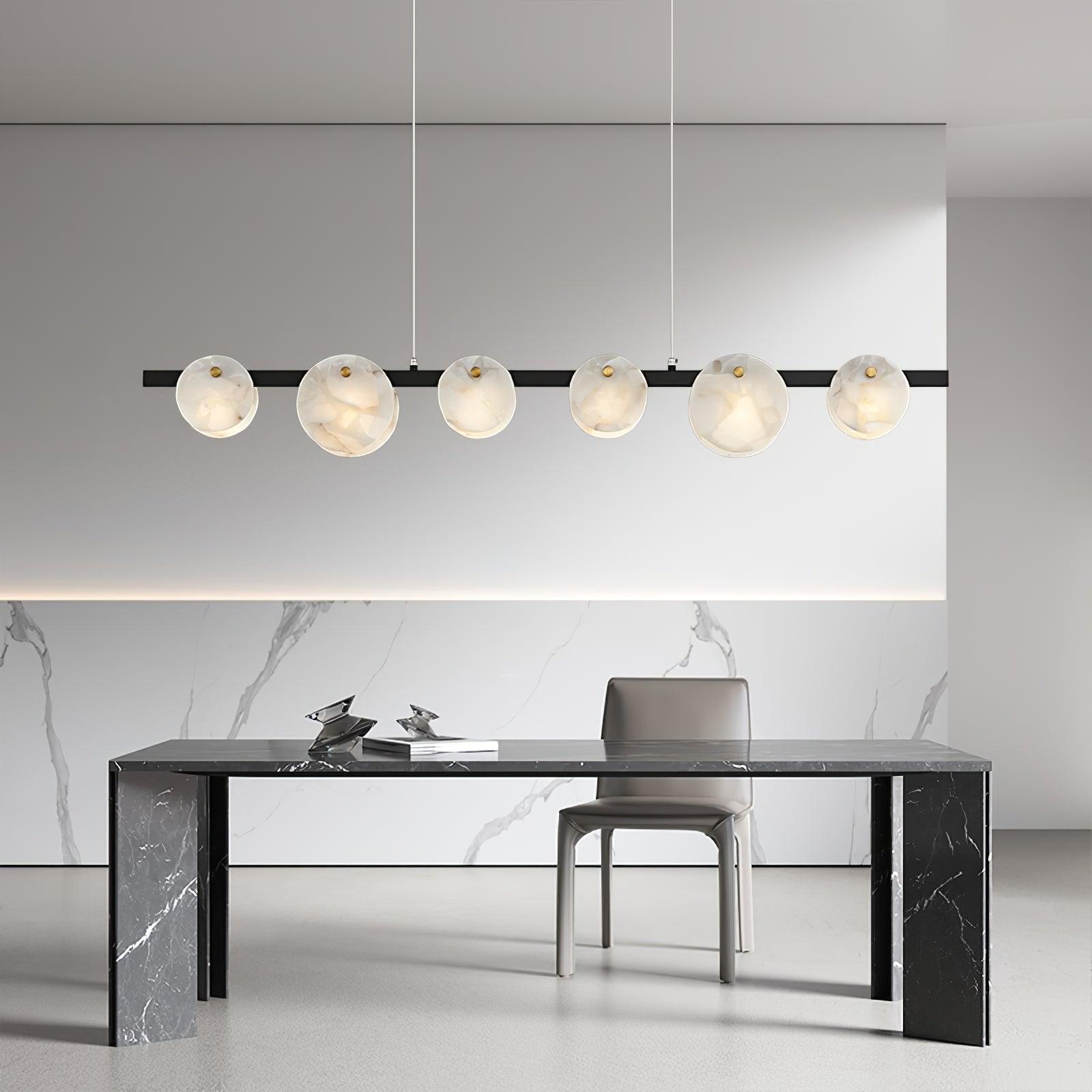 Olirel Linear Alabaster Pendant Light - Neutralighting