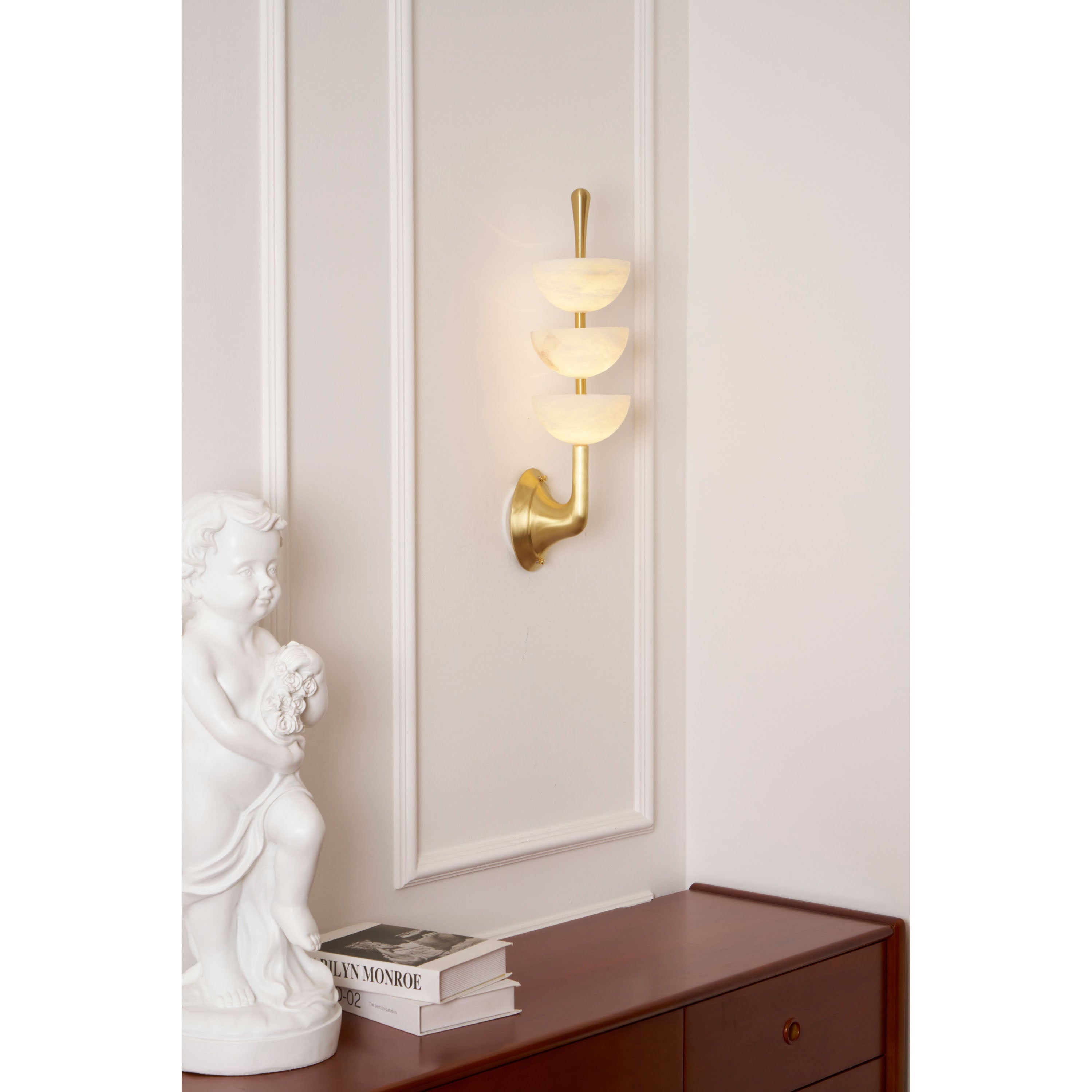 Vitheiel Modern Minimalist Art Alabaster Wall Lamp - Letslighting
