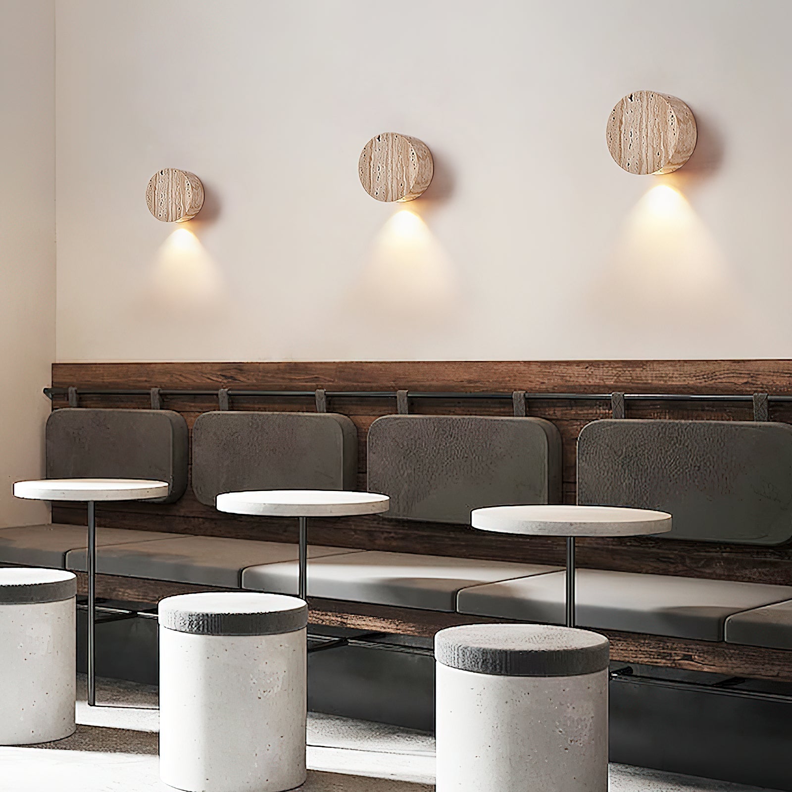 Izoren Classic Modern Minimalist Travertine Wall Lamp - Letslighting