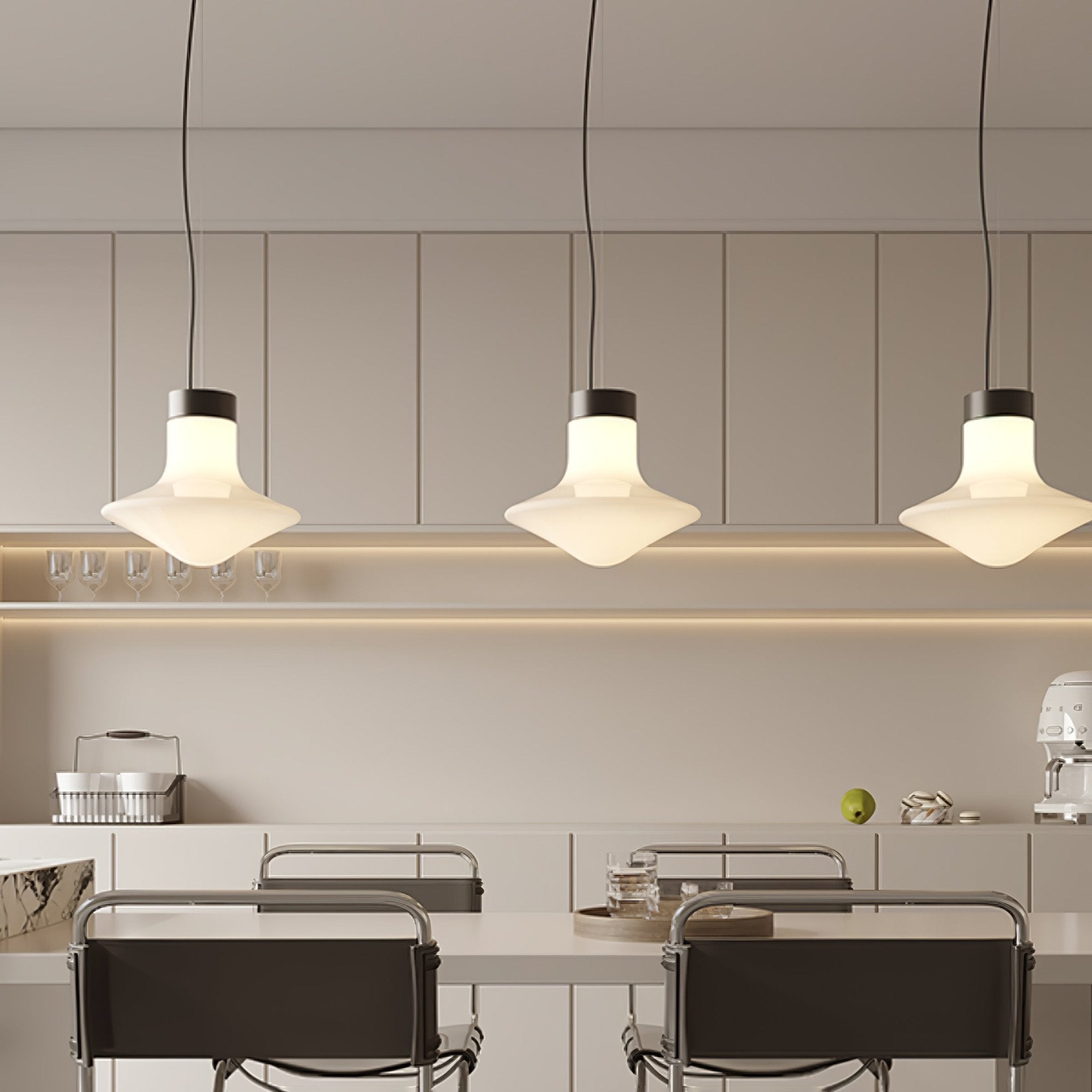 Esoleth Premium Nordic Kunstglas Pendelleuchte-Letslighting