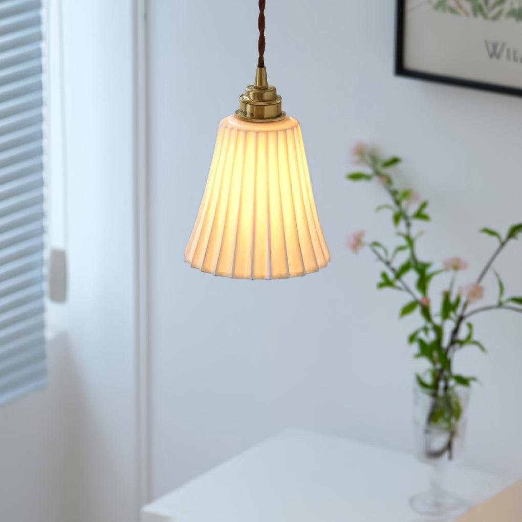 Trumpet Ceramic Pendant Light - Blowlighting