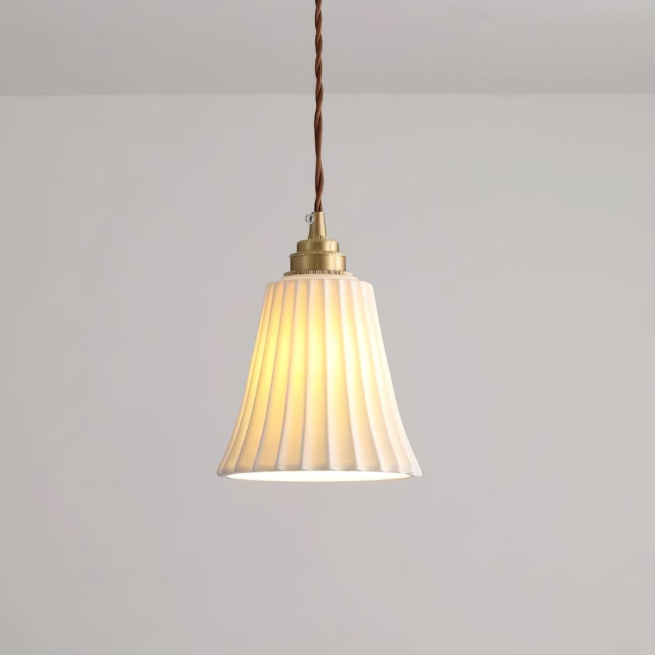 Trumpet Ceramic Pendant Light - Blowlighting
