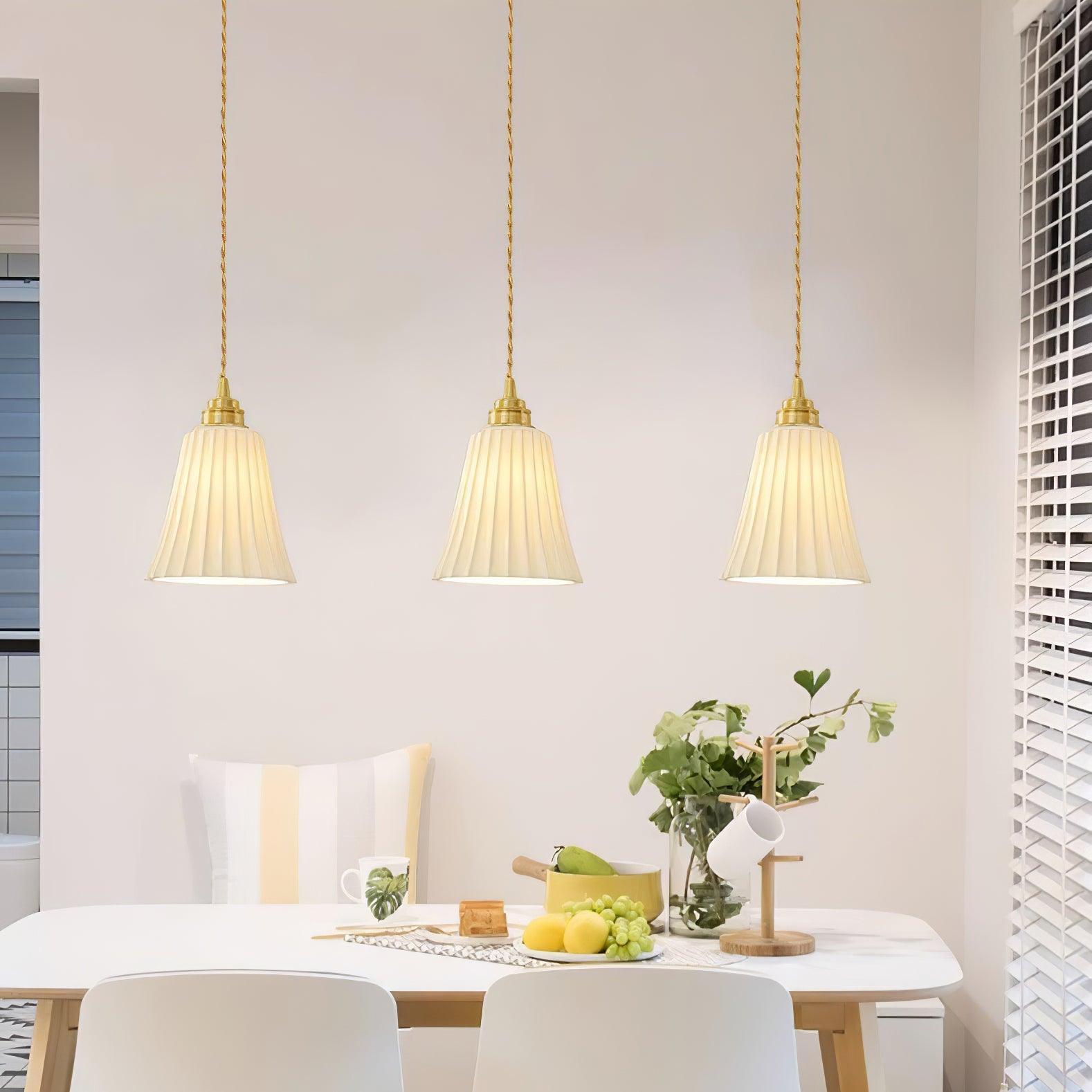 Trumpet Ceramic Pendant Light - Blowlighting