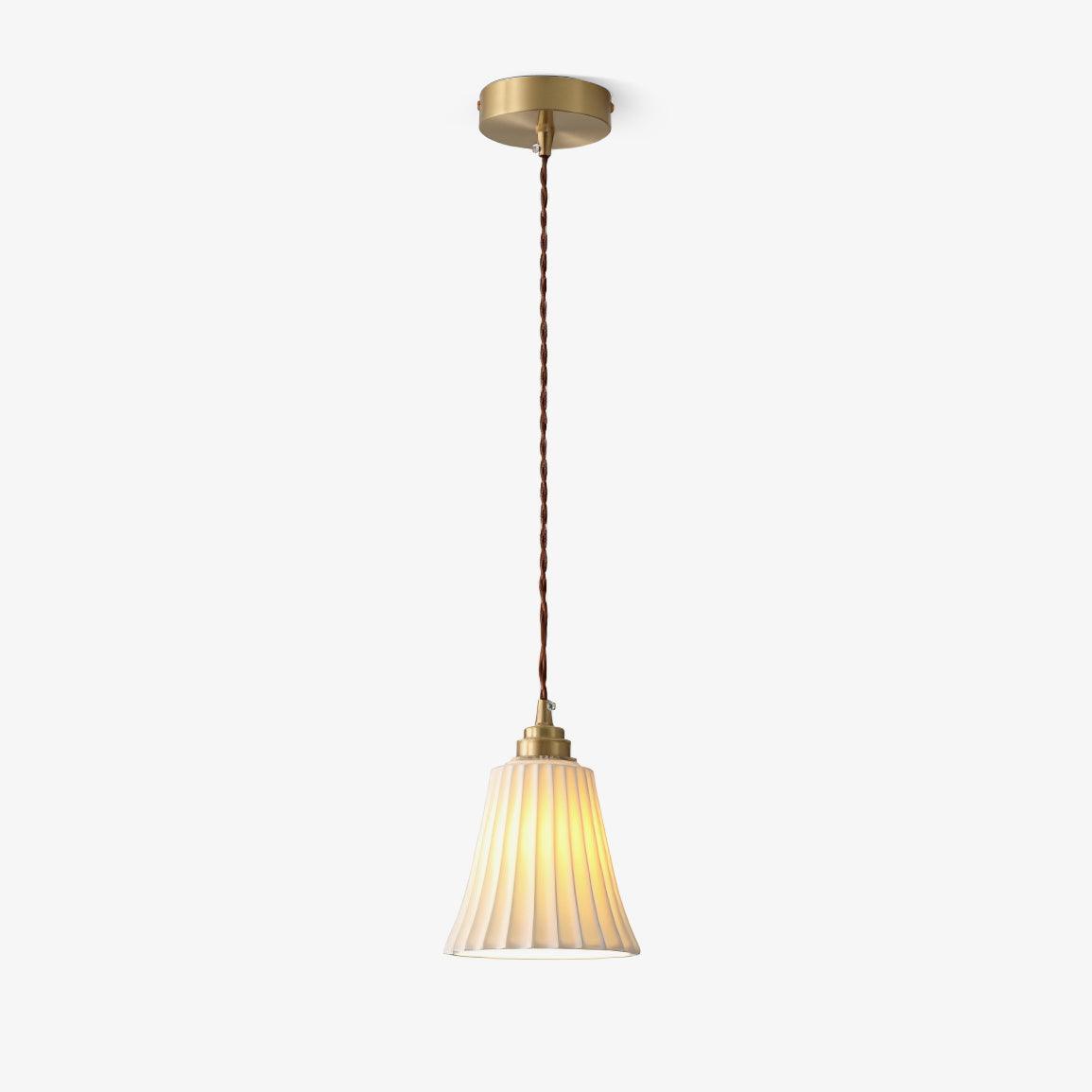Trumpet Ceramic Pendant Light - Blowlighting