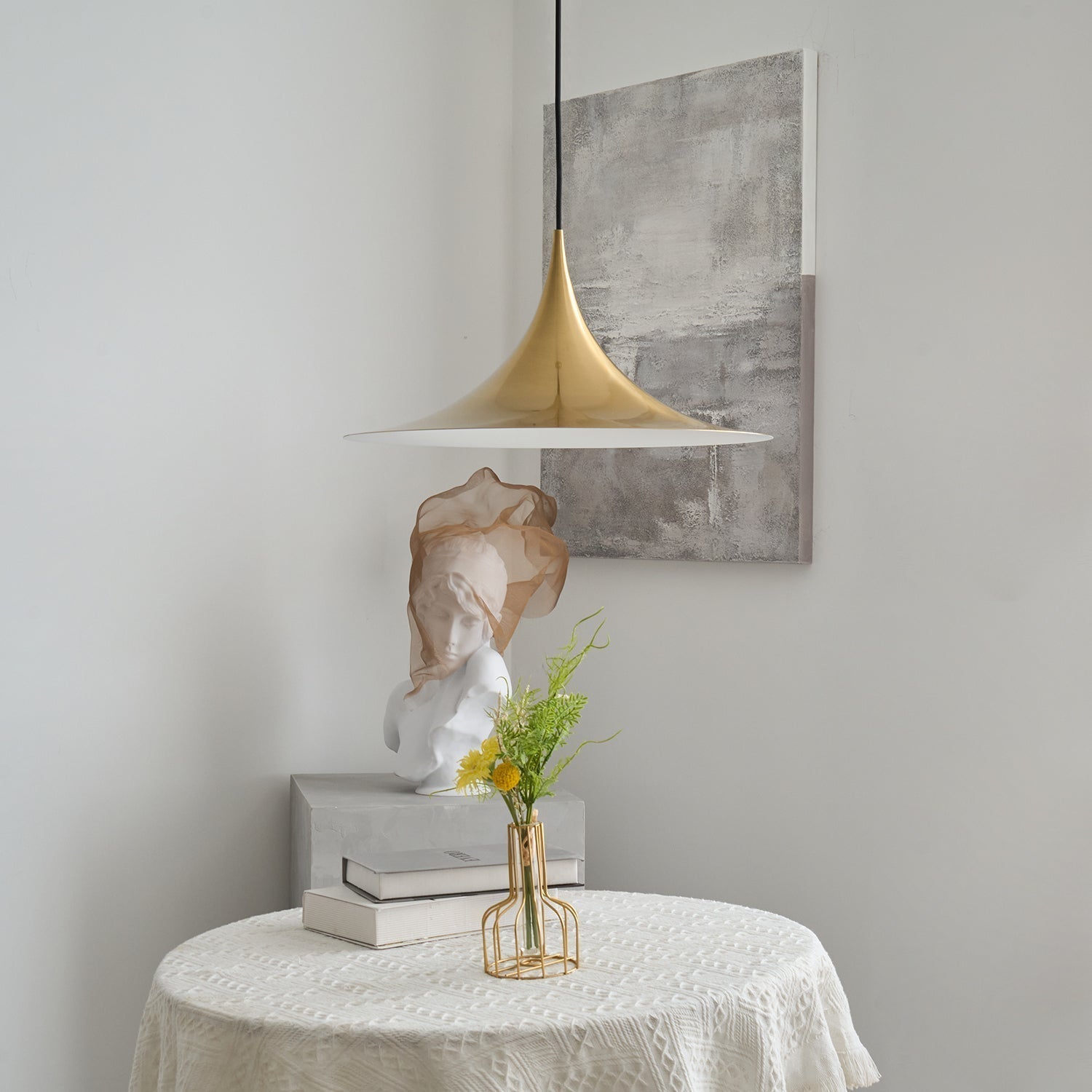 Pendant Lamp Slim Neck and Wide Flare Contemporary Dining - Letslighting