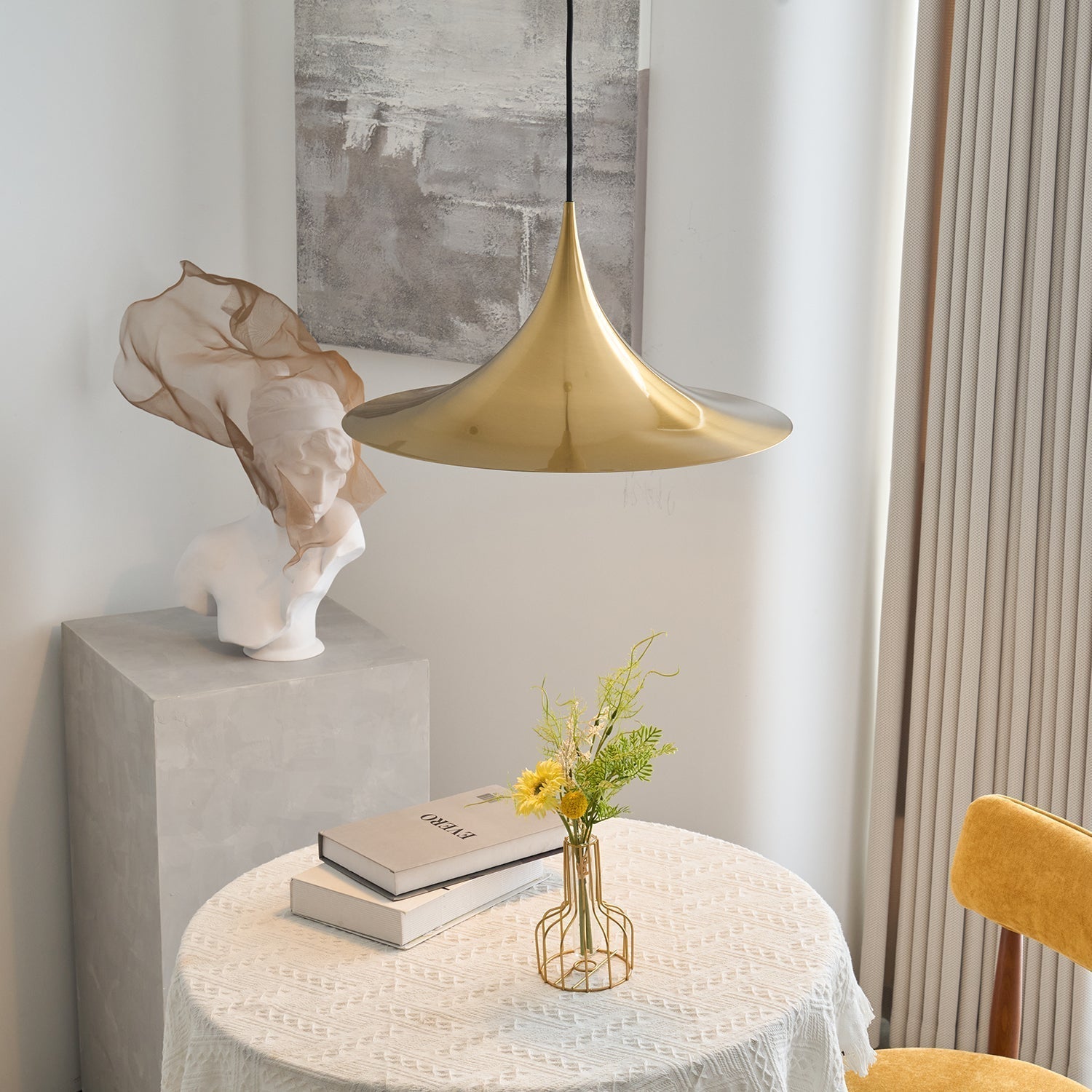 Pendant Lamp Slim Neck and Wide Flare Contemporary Dining - Letslighting