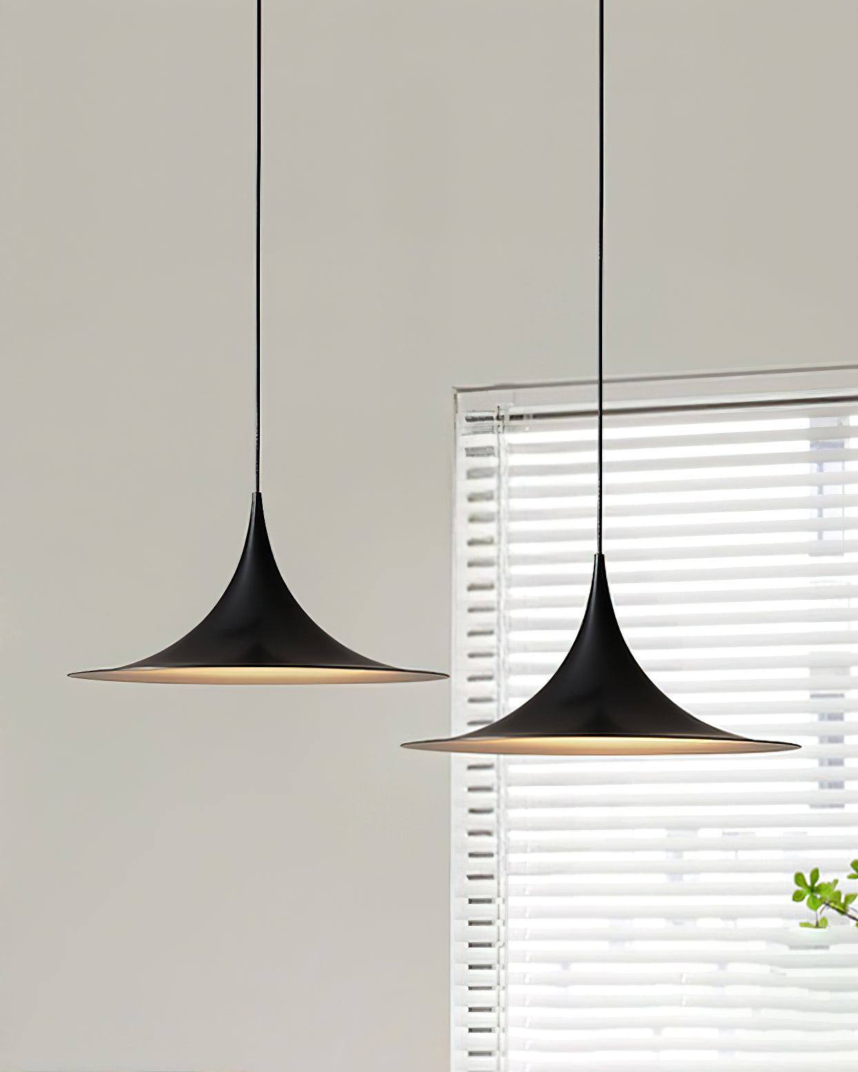 Pendant Lamp Slim Neck and Wide Flare Contemporary Dining - Letslighting