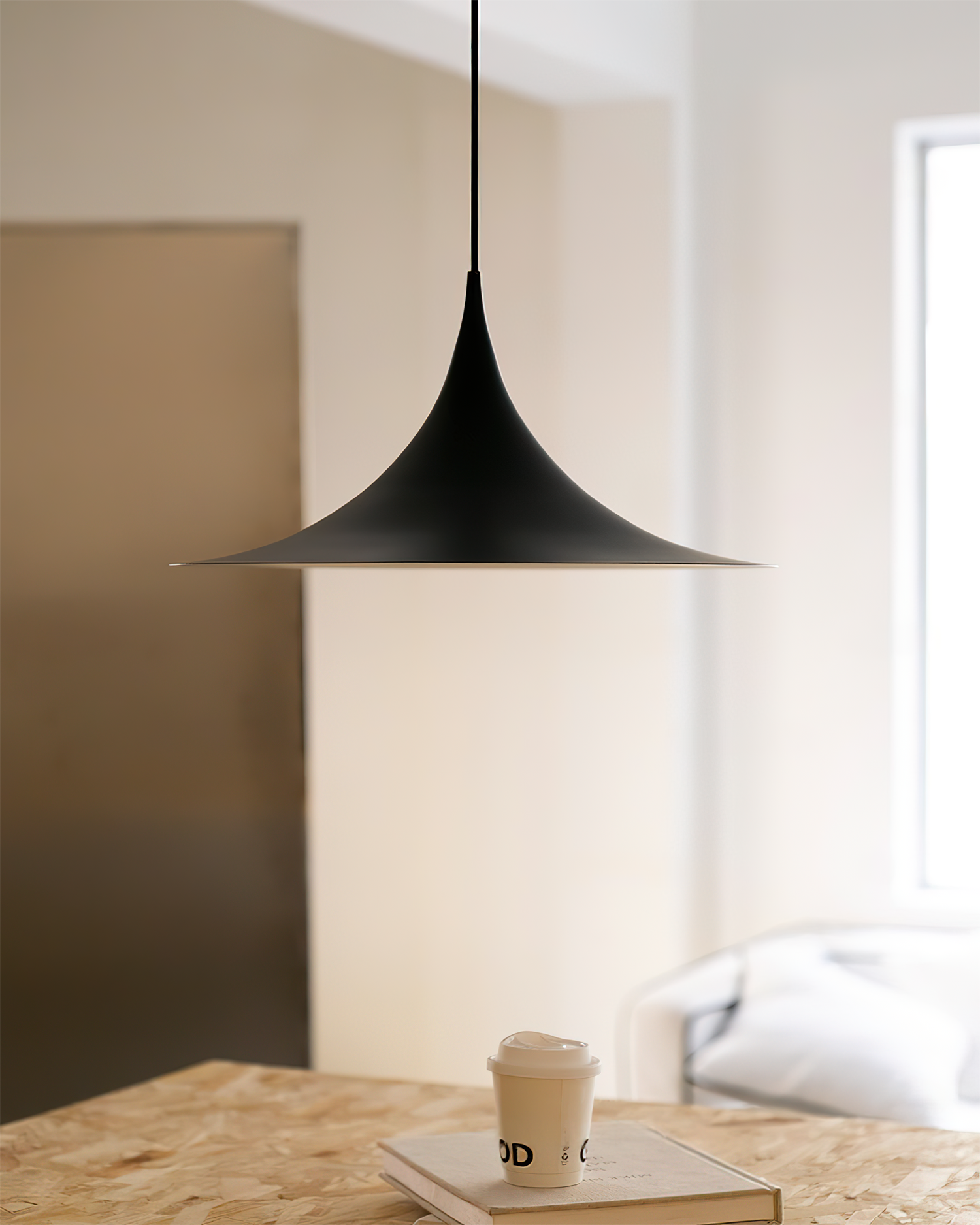 Pendant Lamp Slim Neck and Wide Flare Contemporary Dining - Letslighting
