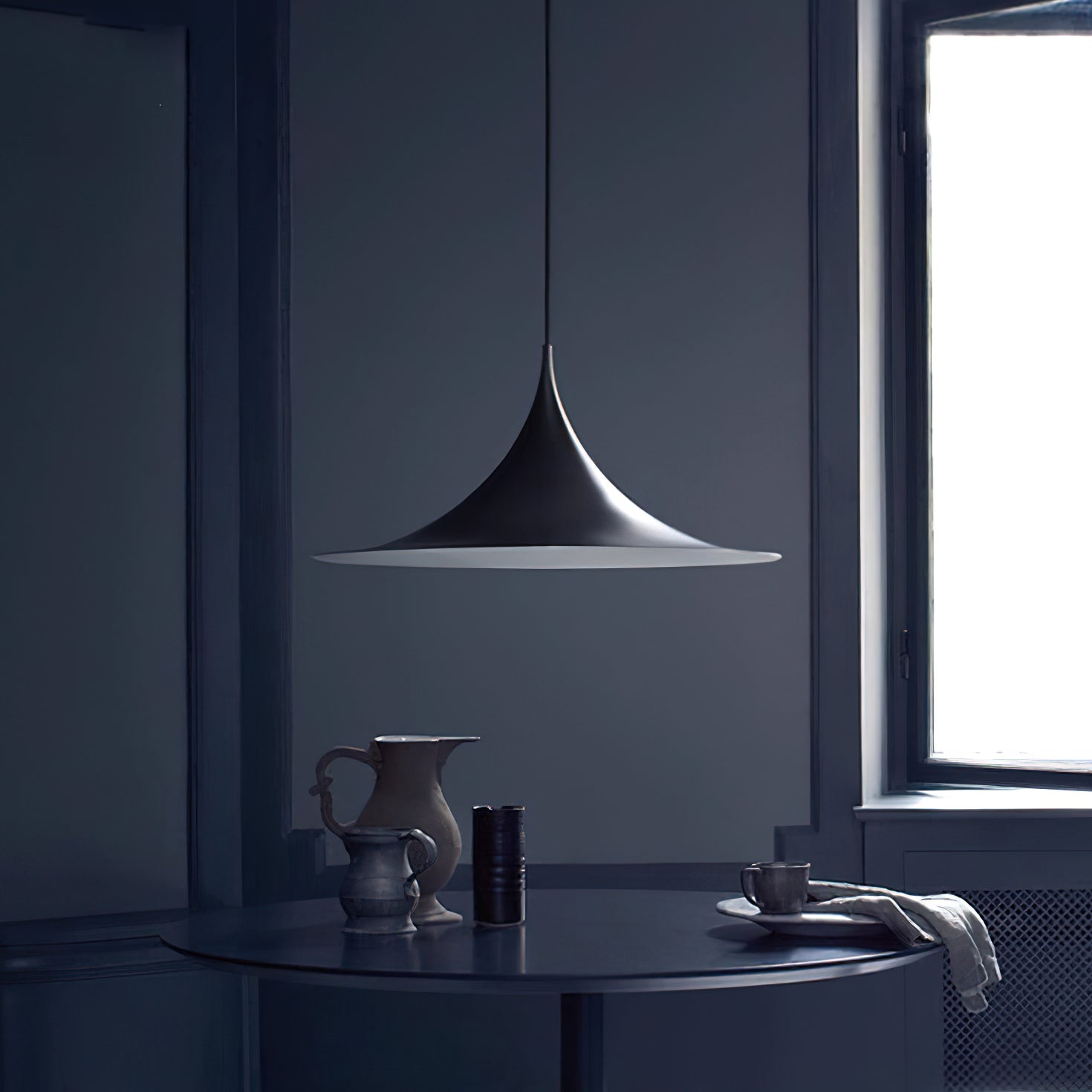 Pendant Lamp Slim Neck and Wide Flare Contemporary Dining - Letslighting