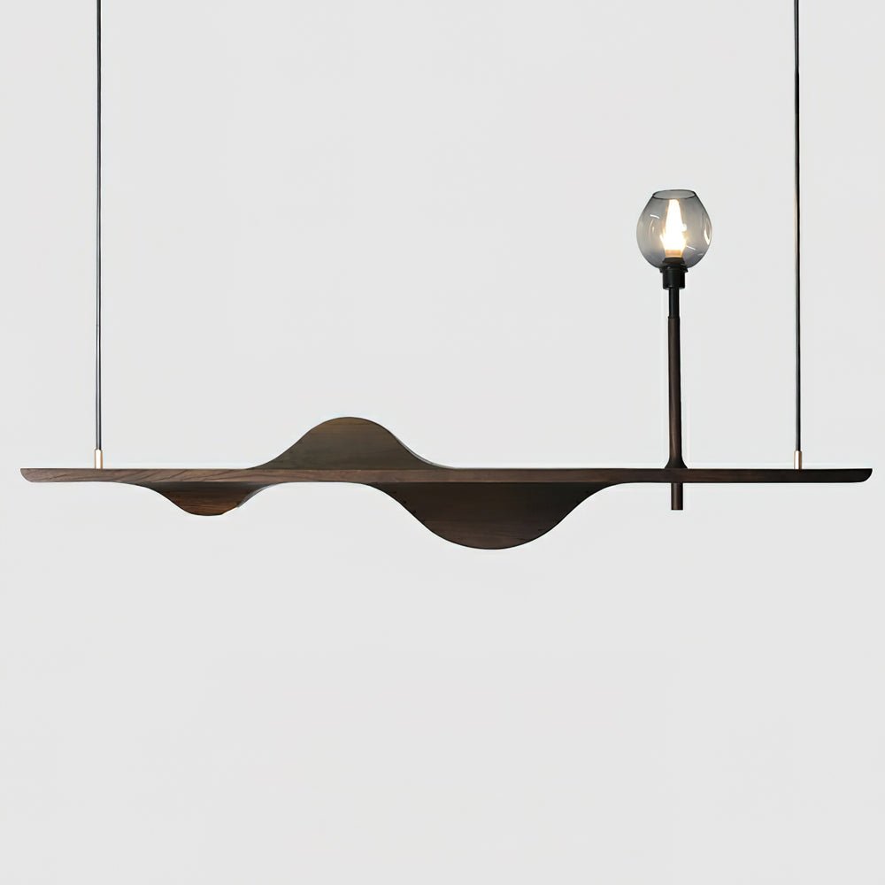 Cushais Wave Holz Pendelleuchte-Letslighting