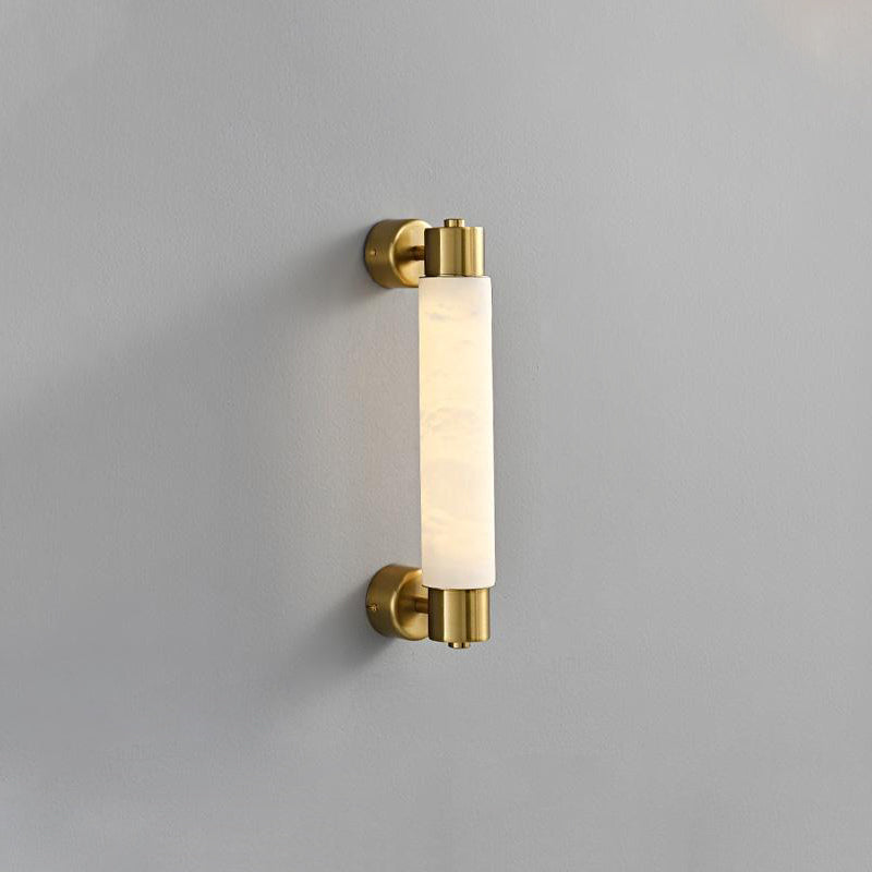 Alraei Modern Minimalist Tube Alabaster Wall Lamp - Letslighting