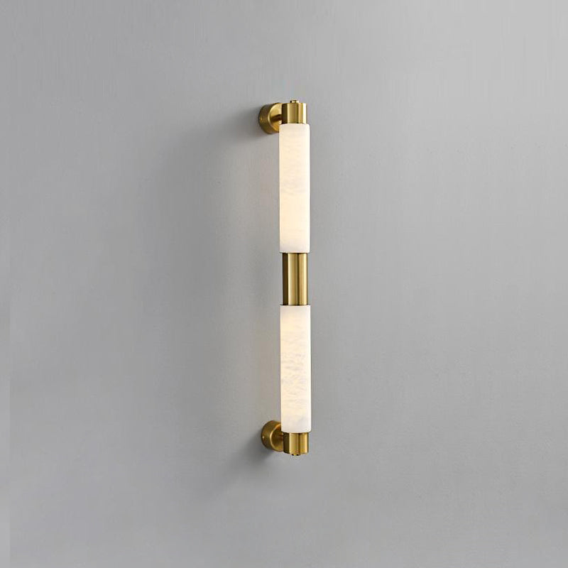 Alraei Modern Minimalist Tube Alabaster Wall Lamp - Letslighting