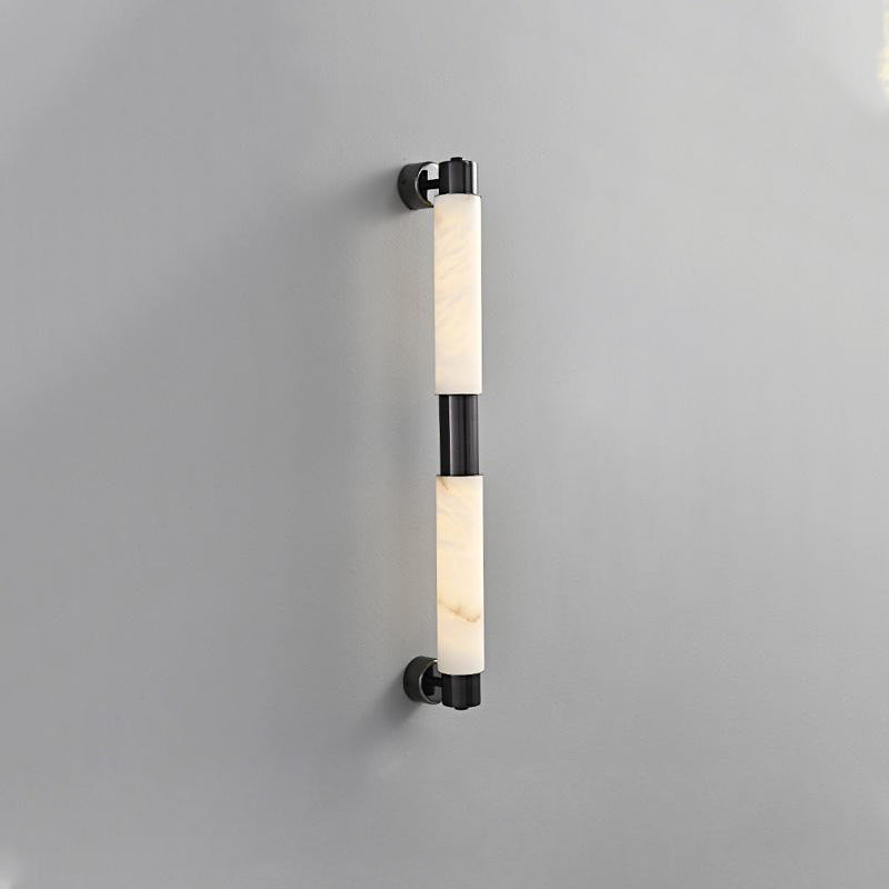 Alraei Modern Minimalist Tube Alabaster Wall Lamp - Letslighting