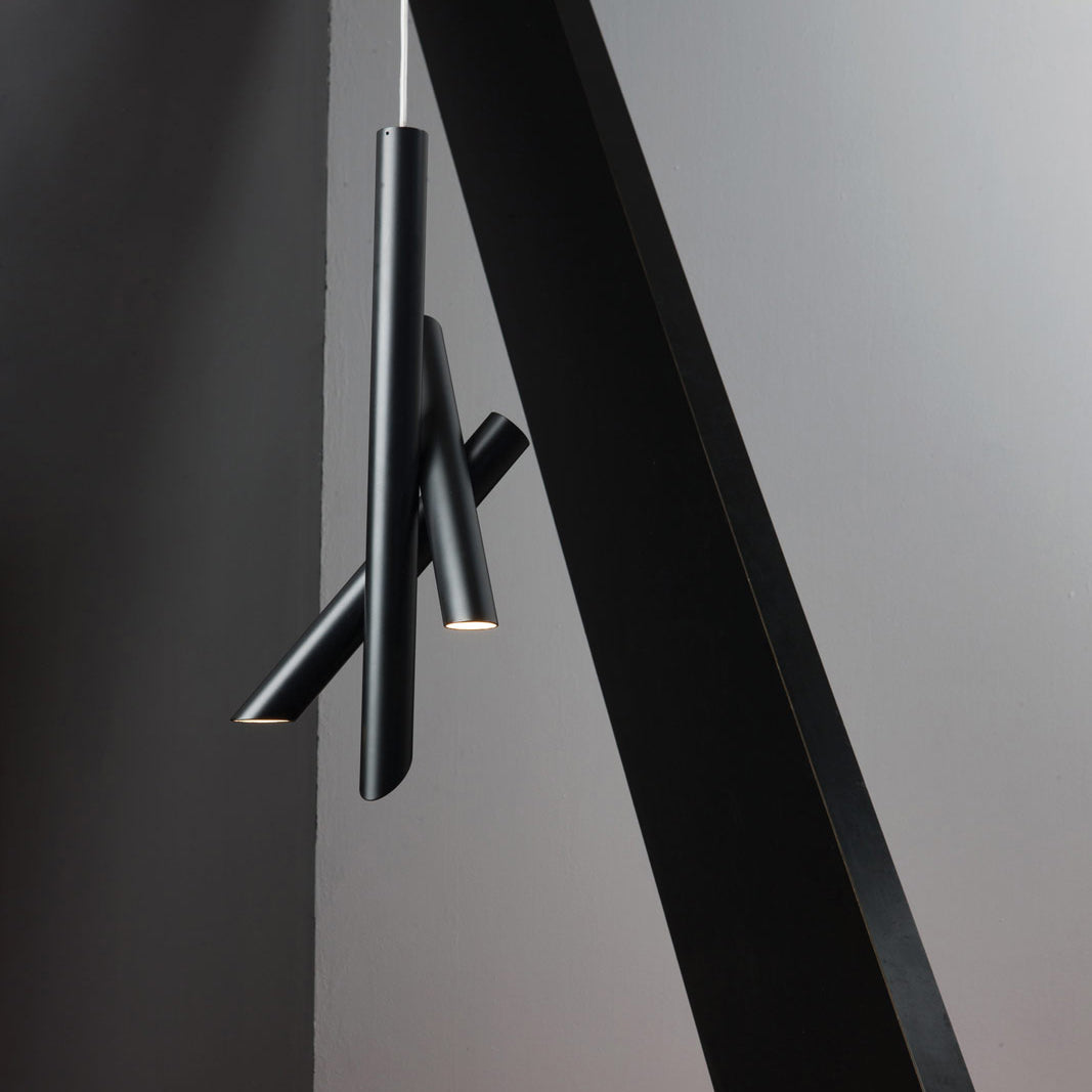 Solara Aluminium Minimalistische Röhrenpendelleuchte-Letslighting