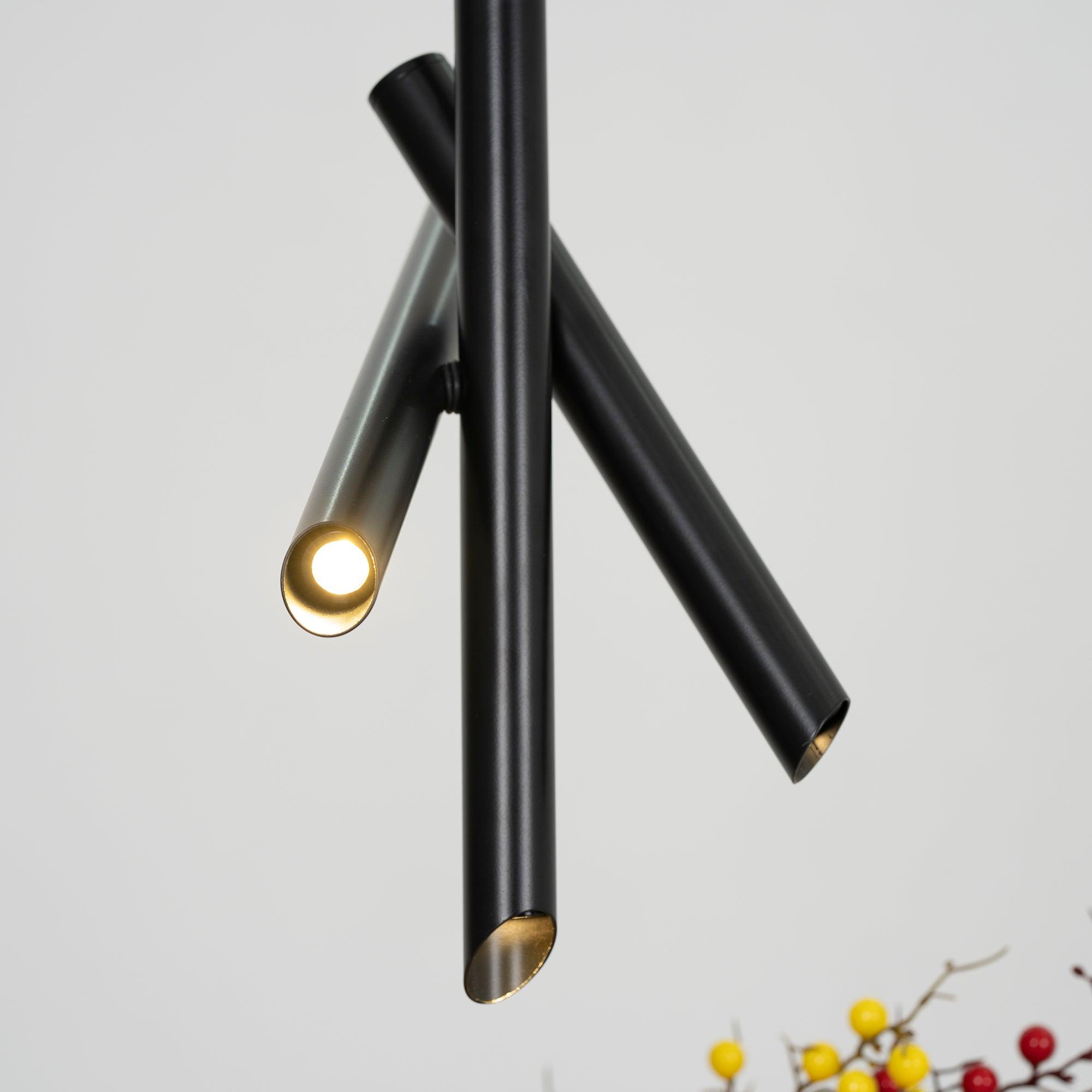 Solara Aluminium Minimalistische Röhrenpendelleuchte-Letslighting