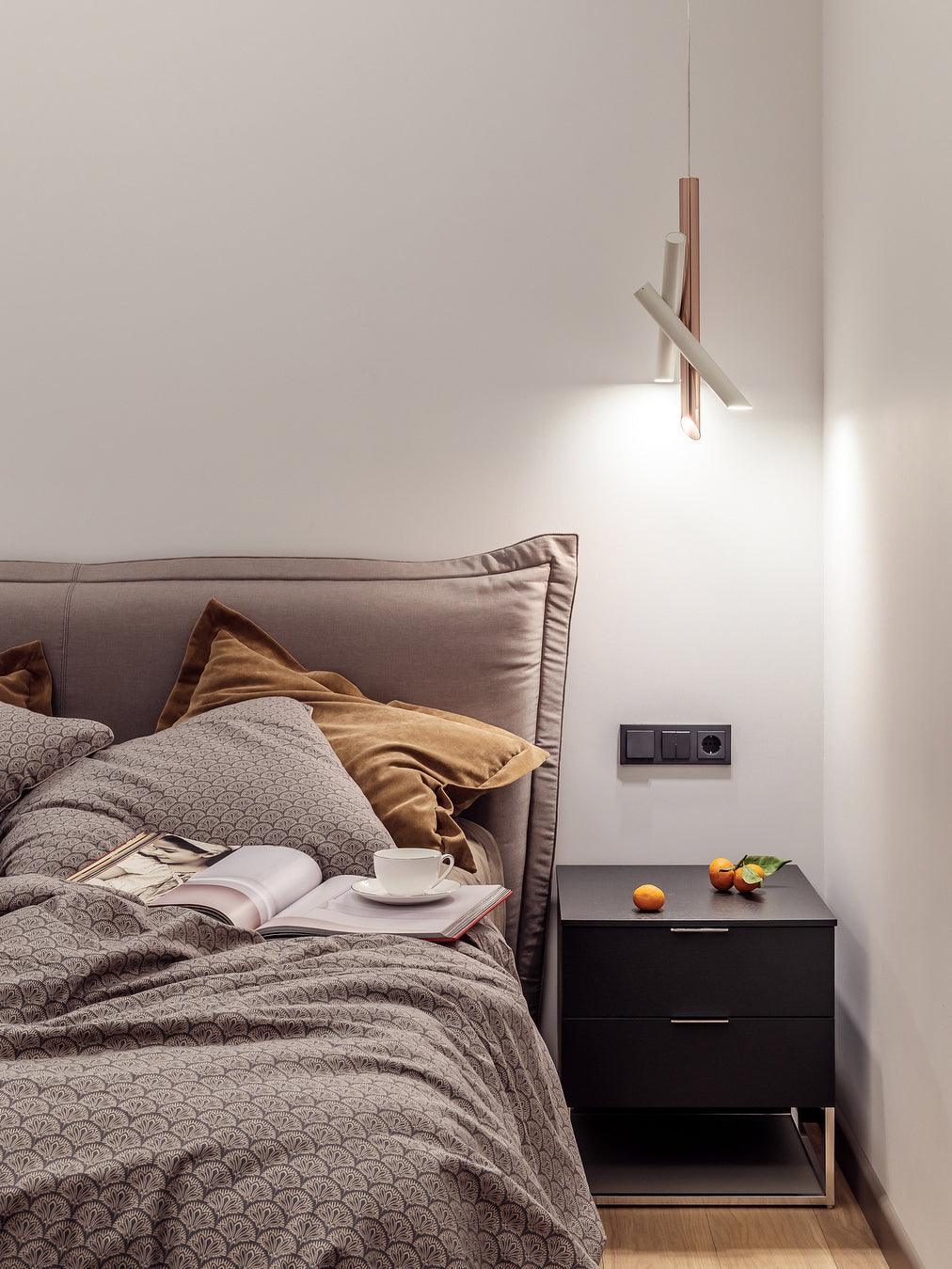 Solara Aluminium Minimalistische Röhrenpendelleuchte-Letslighting