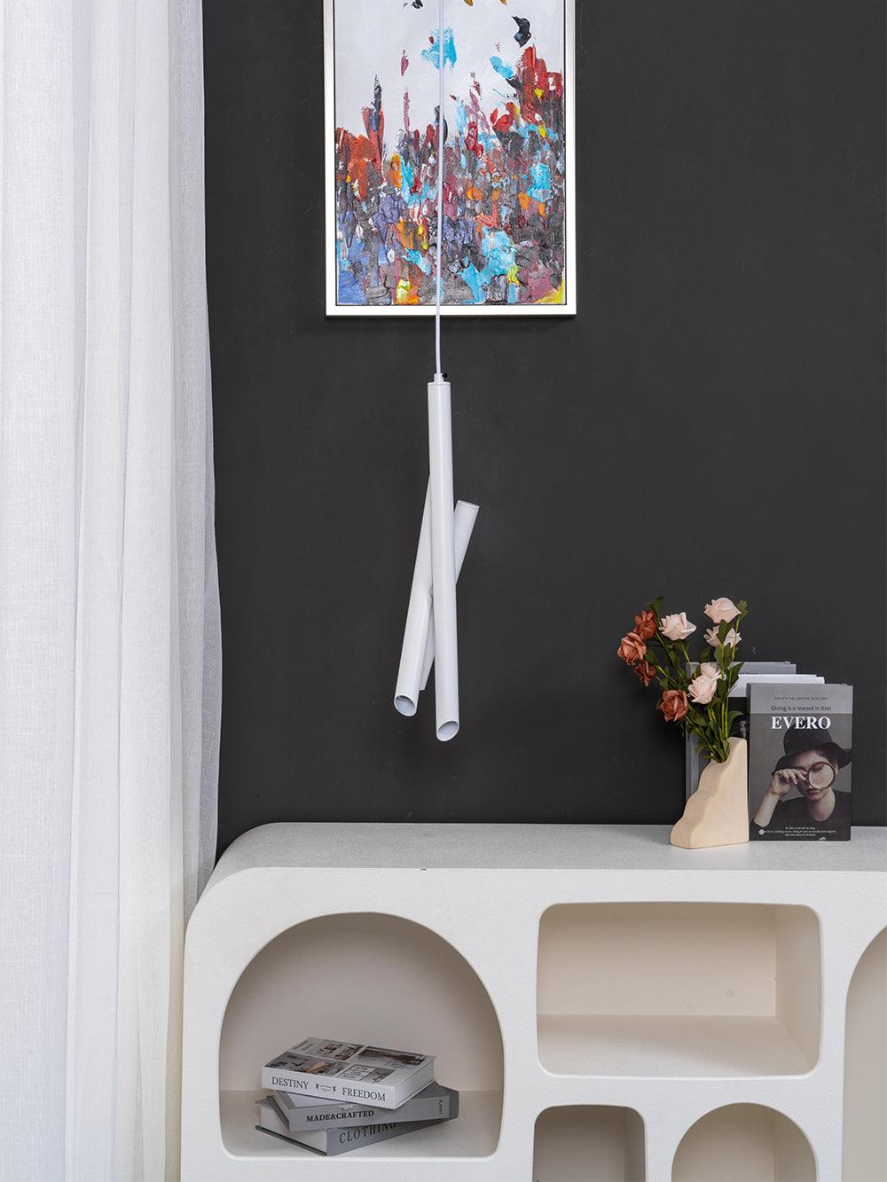 Solara Aluminium Minimalistische Röhrenpendelleuchte-Letslighting