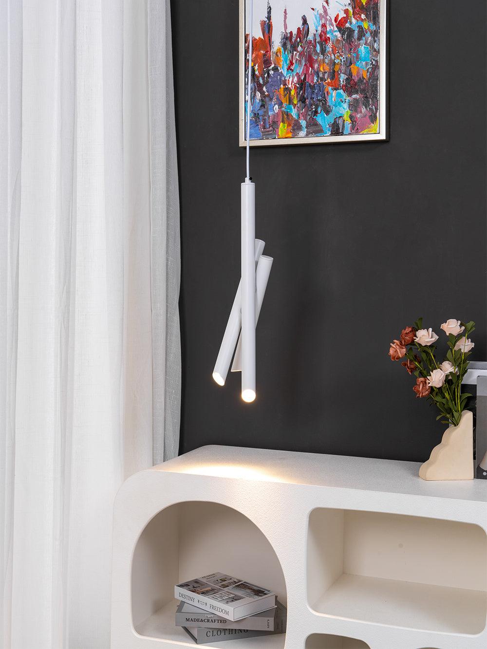 Solara Aluminium Minimalistische Röhrenpendelleuchte-Letslighting