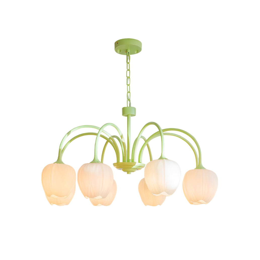 Viloror Matcha-Glas-Kronleuchter-Letslighting