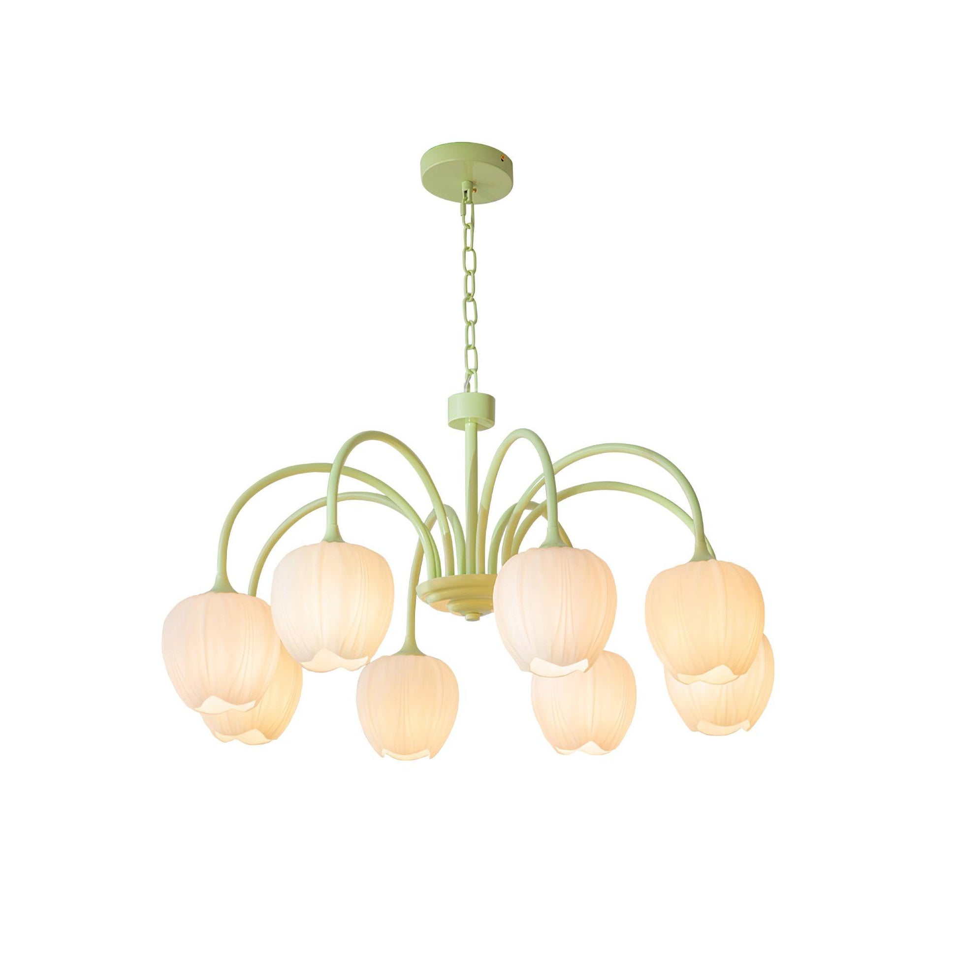 Viloror Matcha-Glas-Kronleuchter-Letslighting