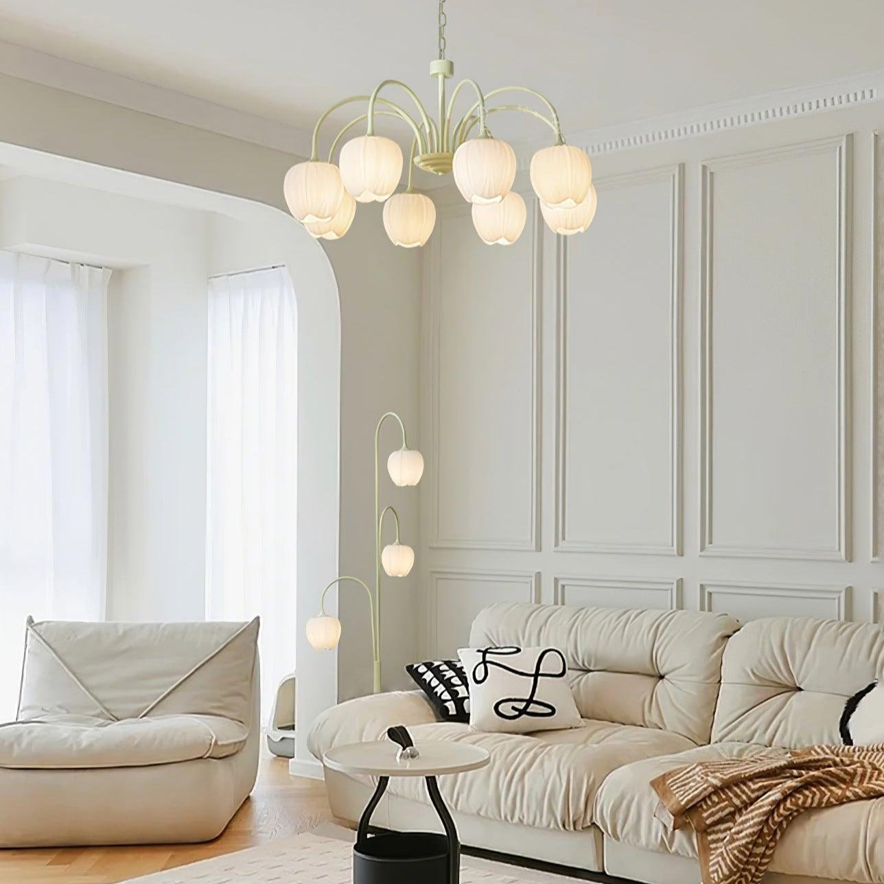 Aria Frische Tulpen-Kronleuchter