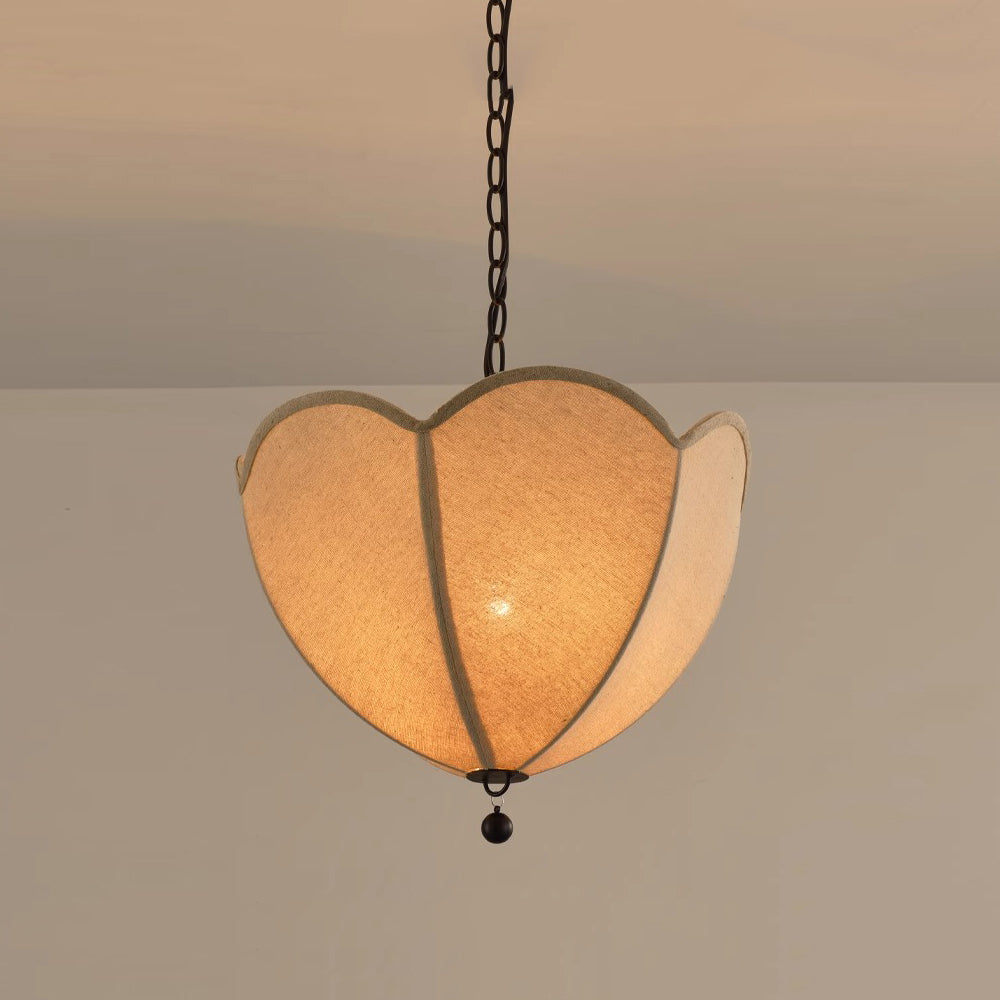 Cimararae Vintage Schöpfkelle Stoff Pendelleuchte-Letslighting
