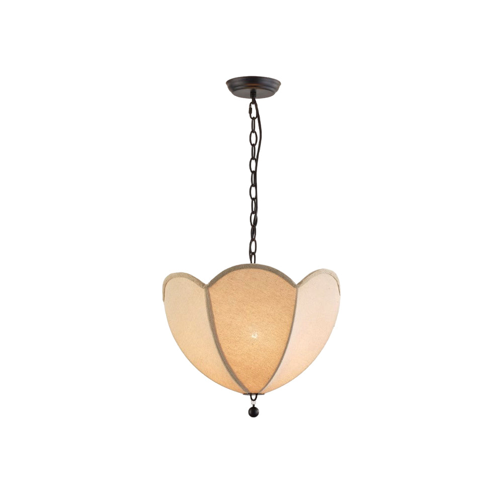 Cimararae Vintage Schöpfkelle Stoff Pendelleuchte-Letslighting
