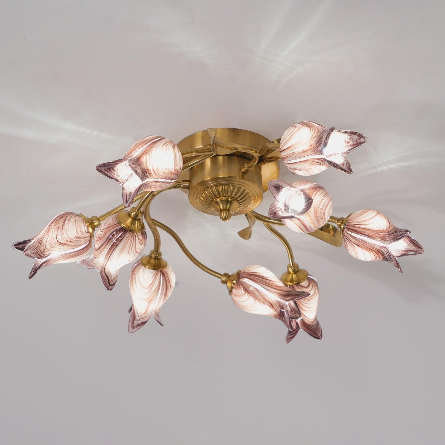 Vathaos Tulip Serenade Glas-Deckenleuchte-Letslighting