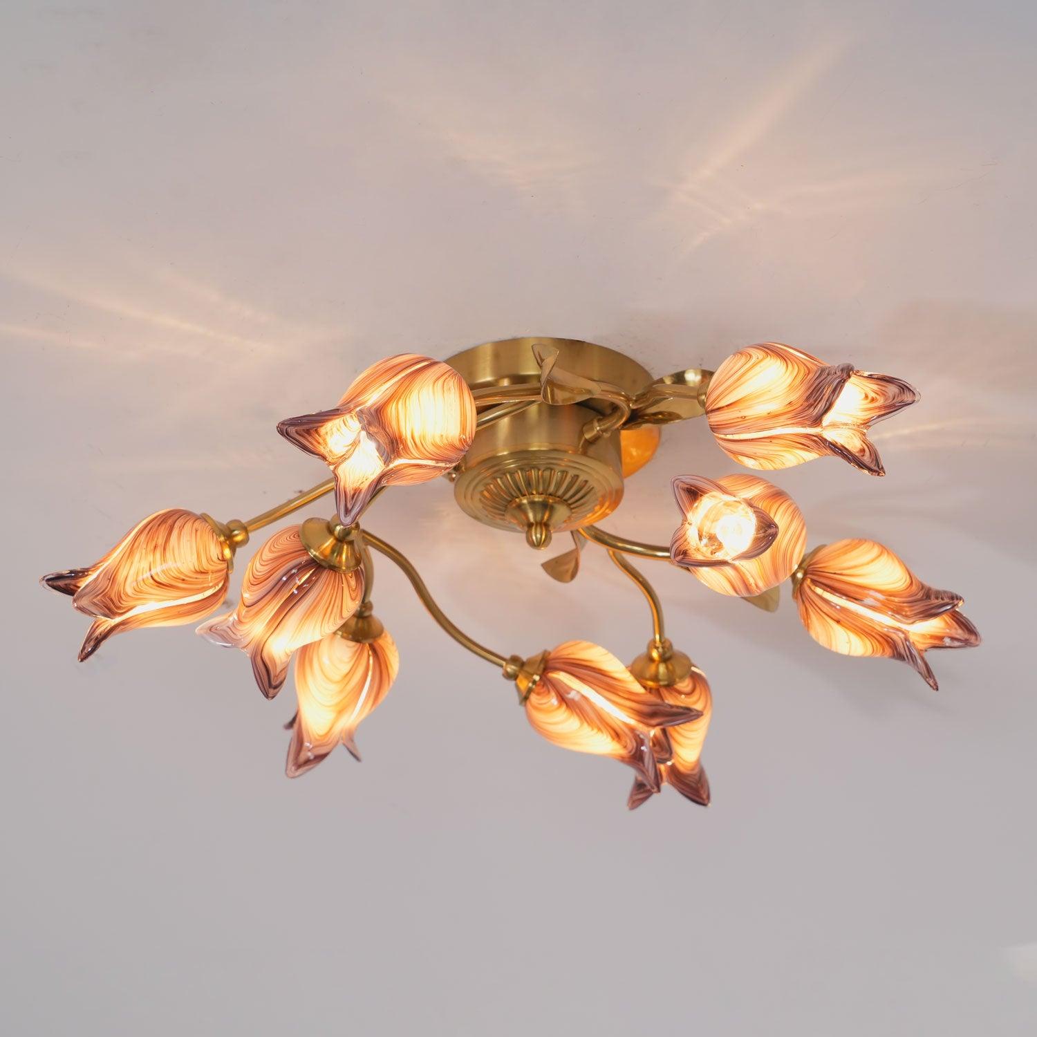 Vathaos Tulip Serenade Glas-Deckenleuchte-Letslighting