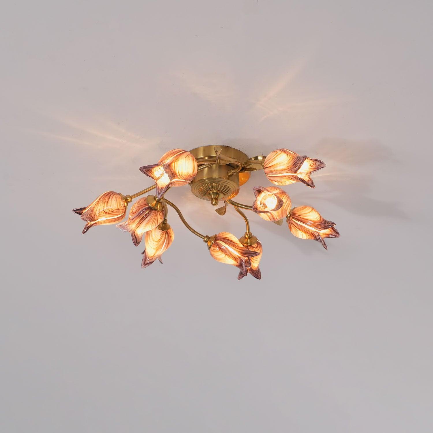Vathaos Tulip Serenade Glas-Deckenleuchte-Letslighting