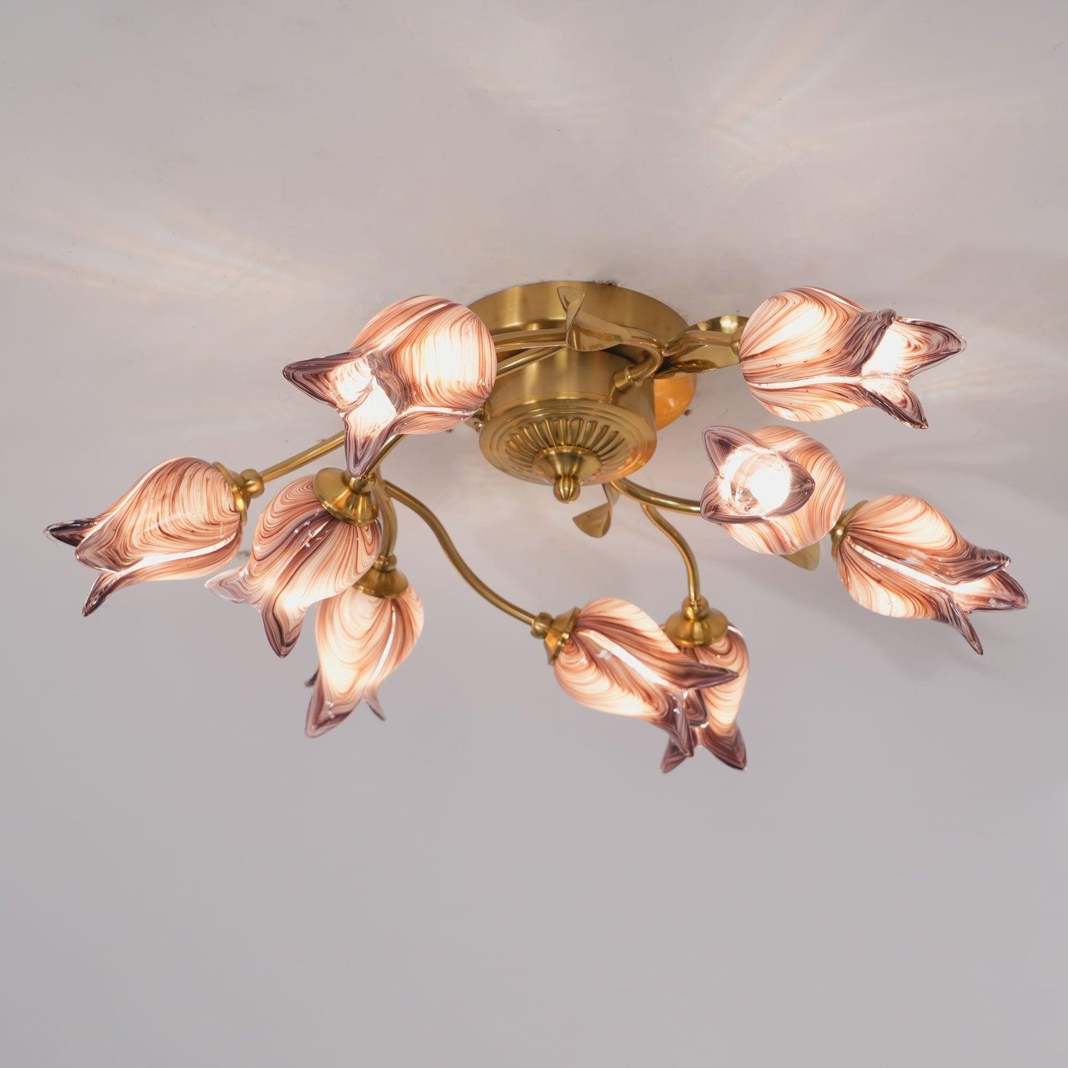 Vathaos Tulip Serenade Glas-Deckenleuchte-Letslighting