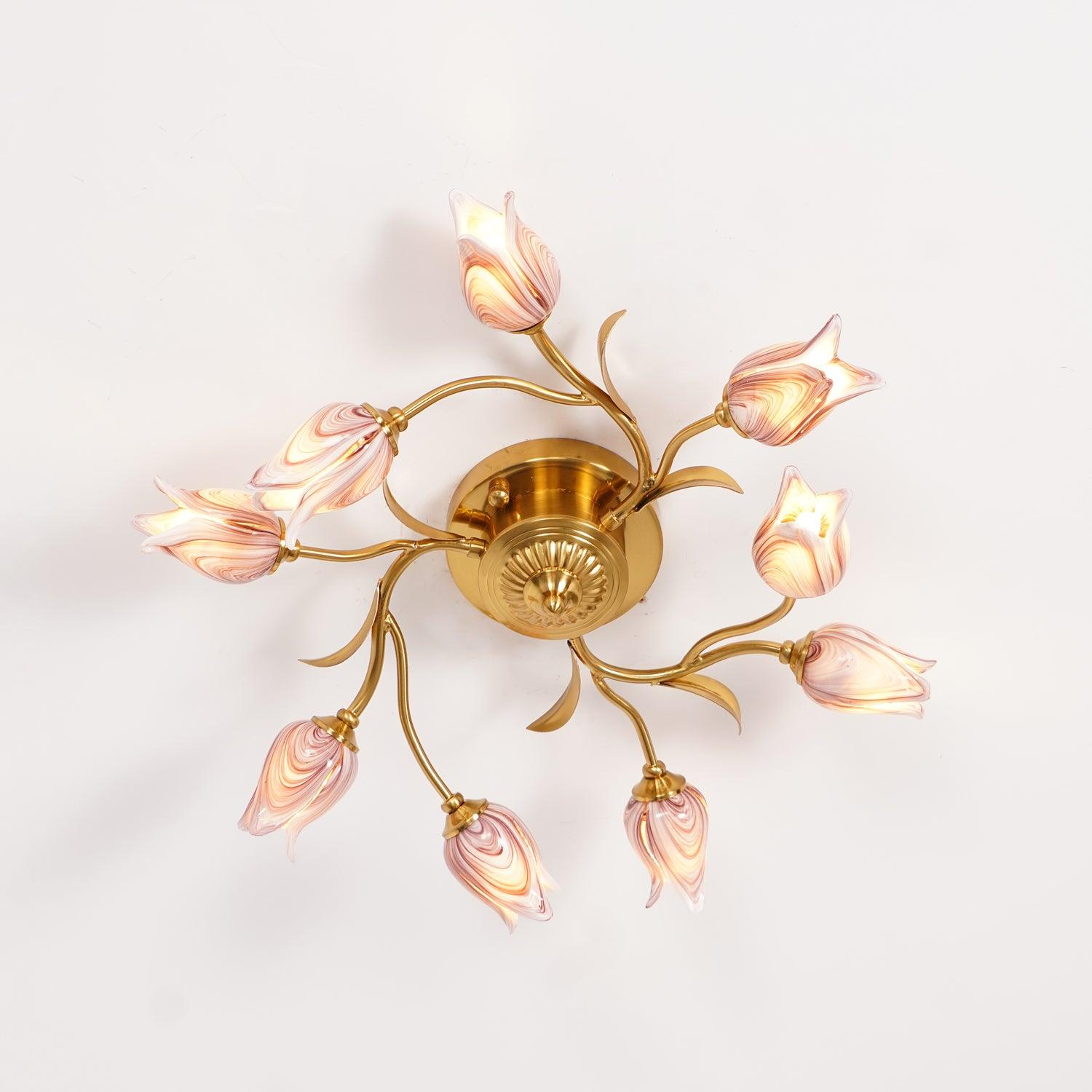 Vathaos Tulip Serenade Glas-Deckenleuchte-Letslighting