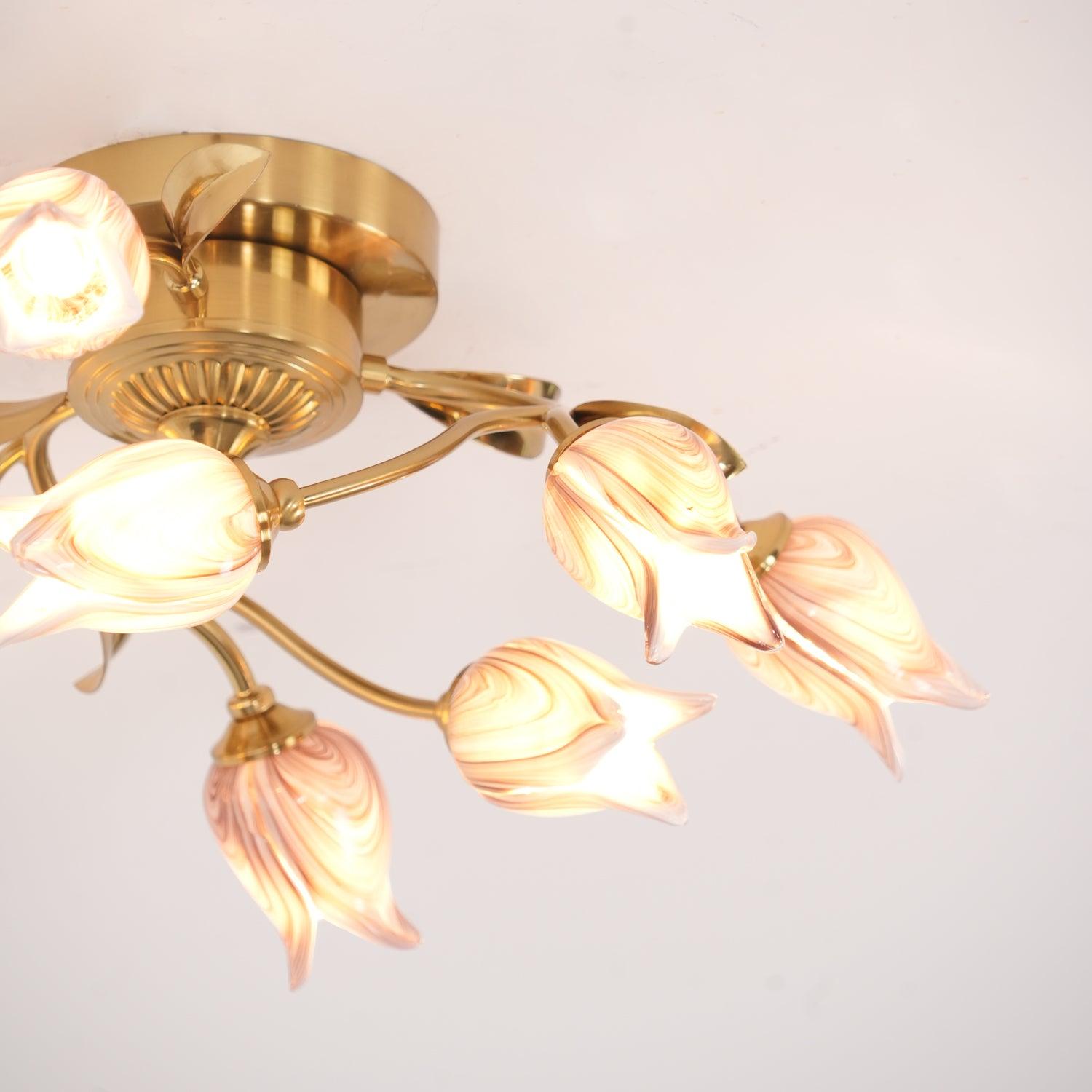Vathaos Tulip Serenade Glas-Deckenleuchte-Letslighting
