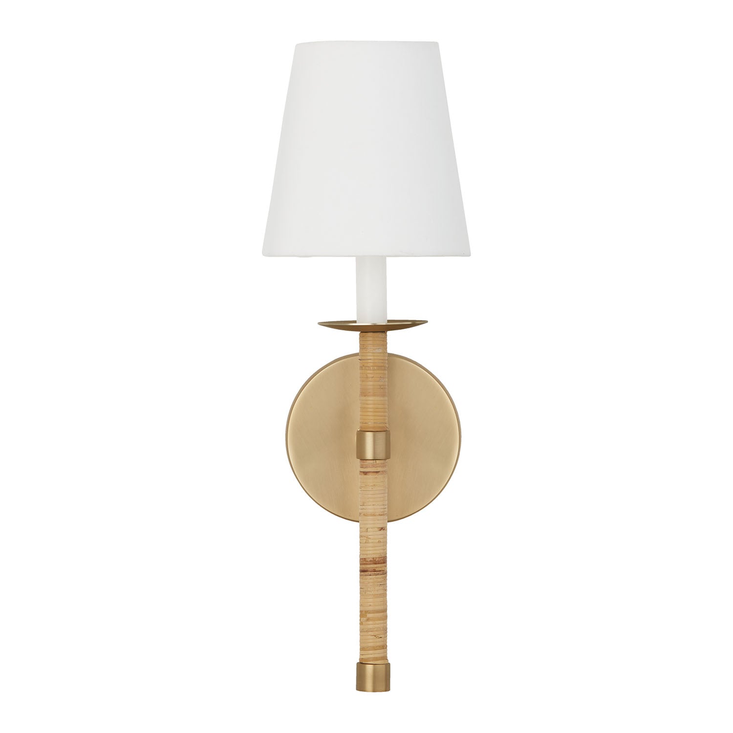 Conoror Elegance Vintage Messing Stoff Wandleuchte-Letslighting