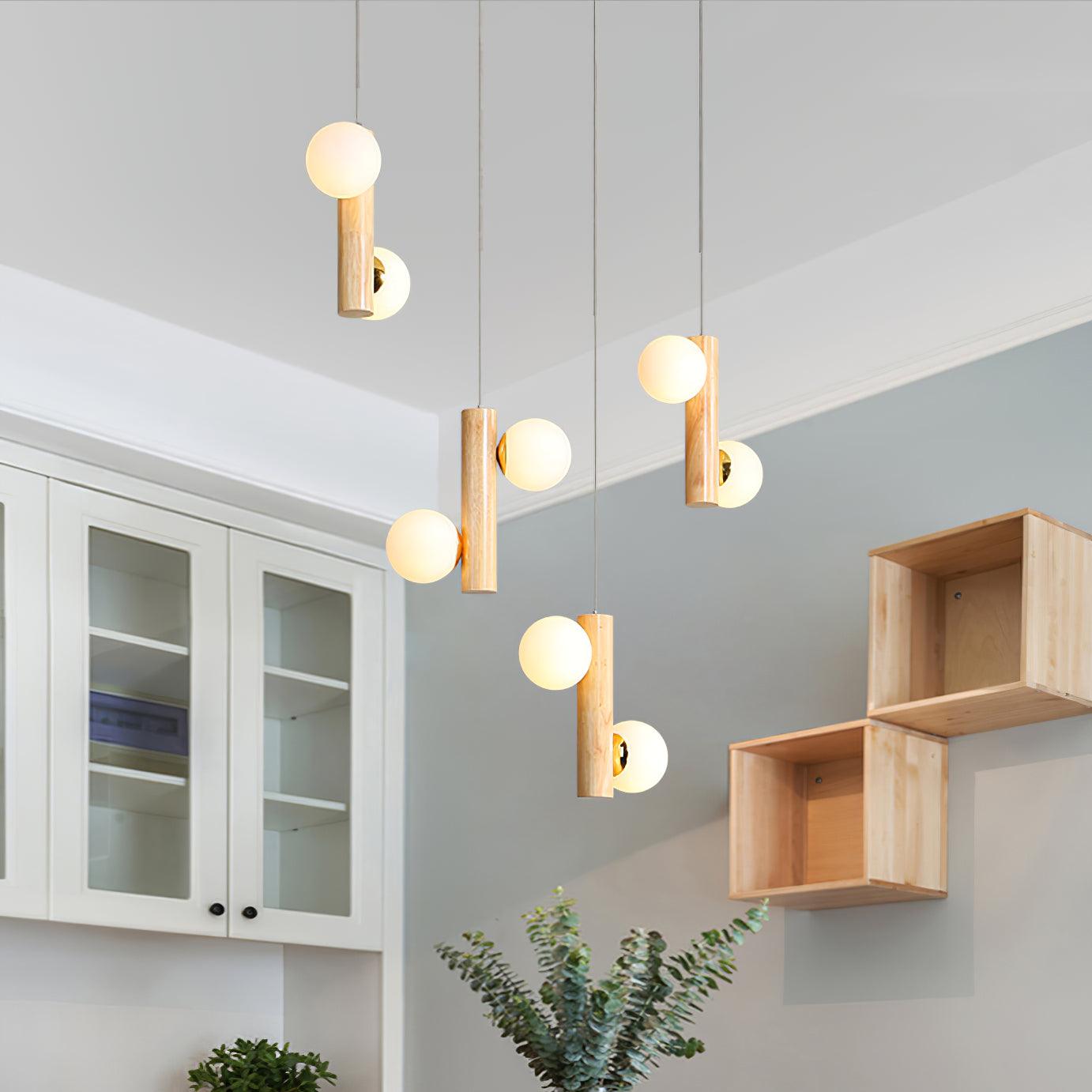 Solstica Holz Klassisch Pendelleuchte-Letslighting