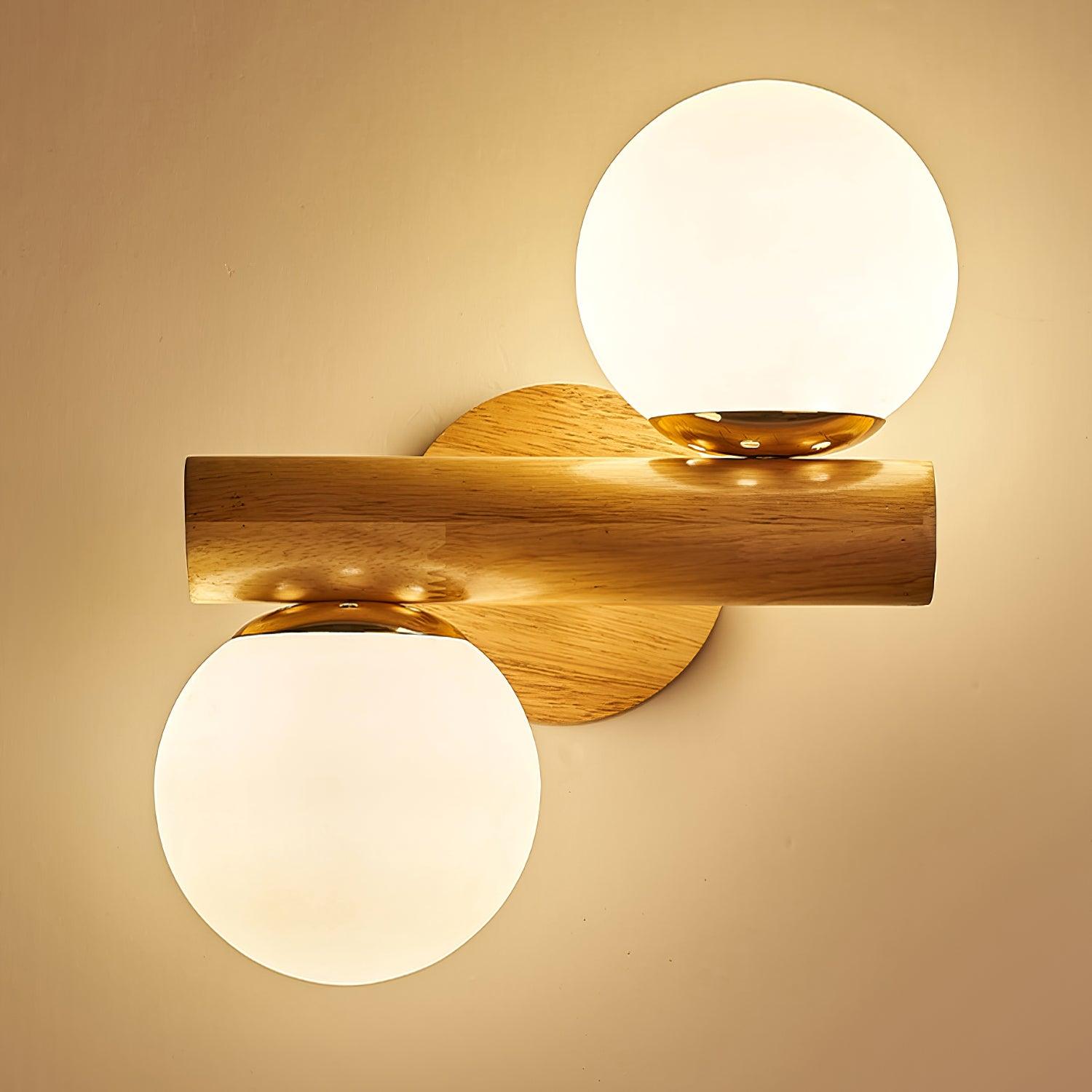 Vexorise Wood Scandinavian Wall Lamp - Letslighting