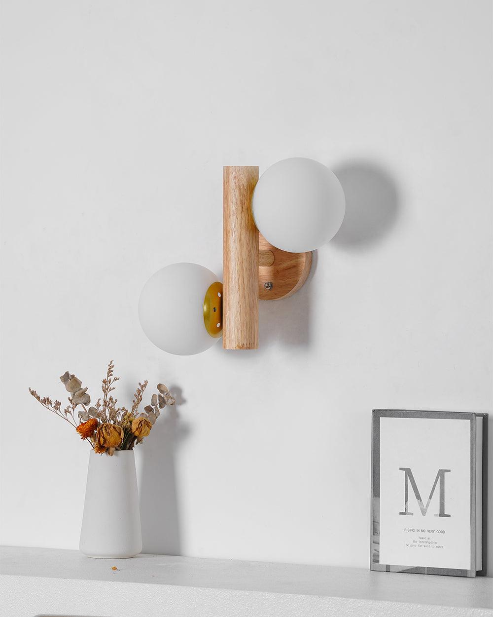Vexorise Wood Scandinavian Wall Lamp - Letslighting