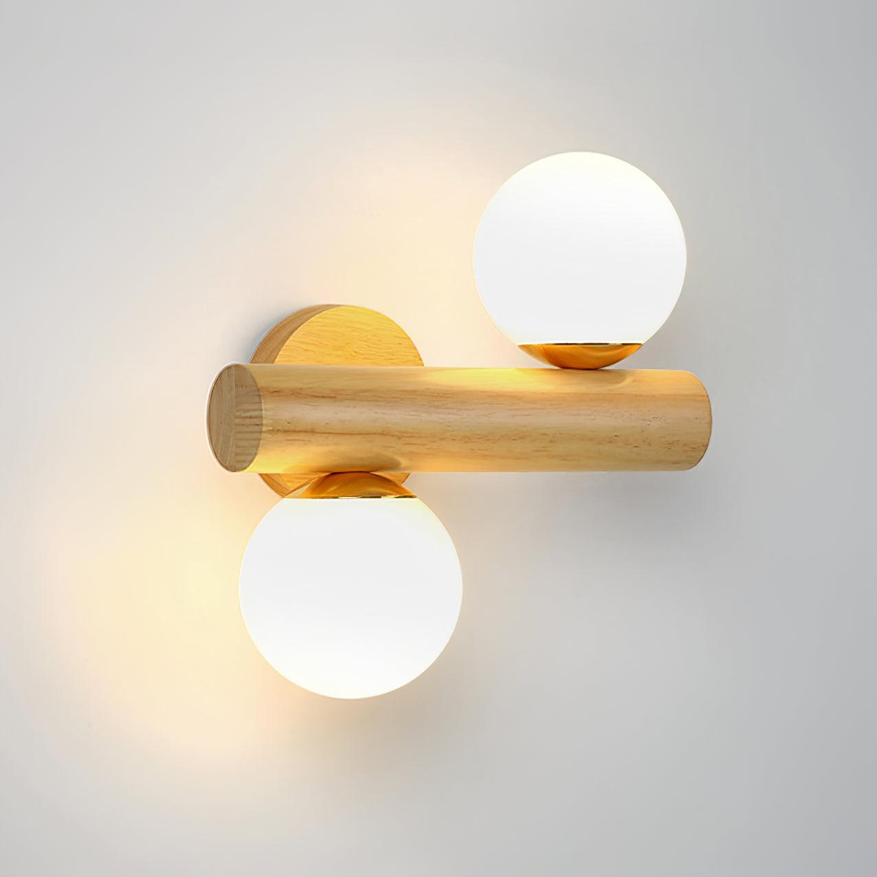 Vexorise Wood Scandinavian Wall Lamp - Letslighting