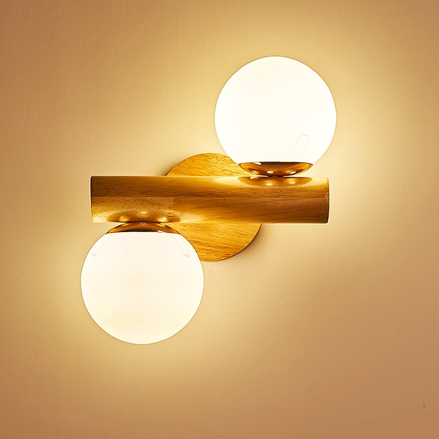 Vexorise Wood Scandinavian Wall Lamp - Letslighting