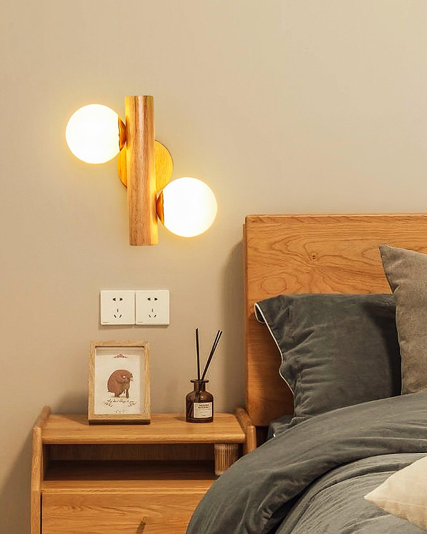 Vexorise Wood Scandinavian Wall Lamp - Letslighting