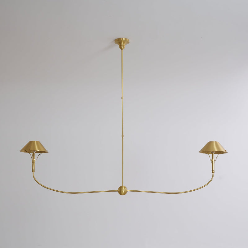 Turlington Vintage Industrie Messing Kronleuchter-Letslighting