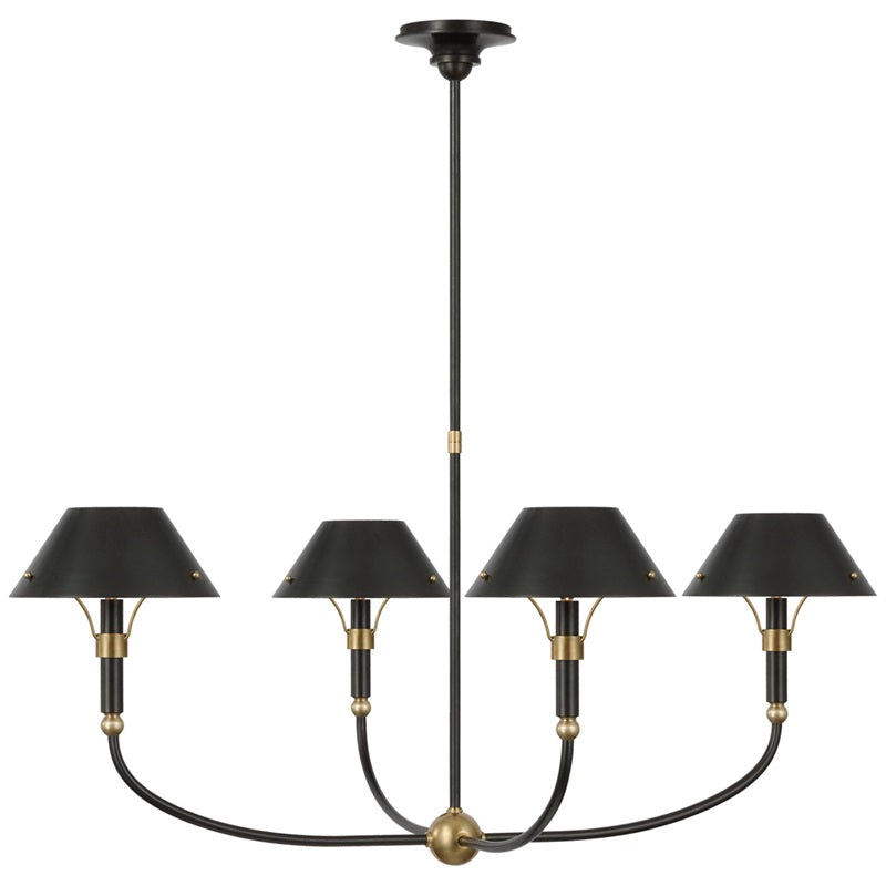 Turlington Vintage Industrie Messing Kronleuchter-Letslighting