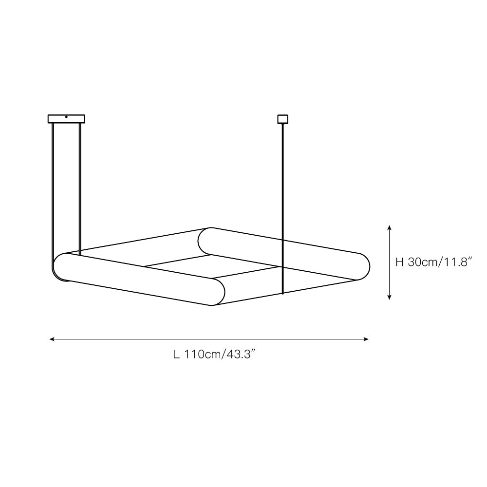 Syrinan Modern Minimalist Luxe Ring Leather Alabaster Chandelier - Letslighting