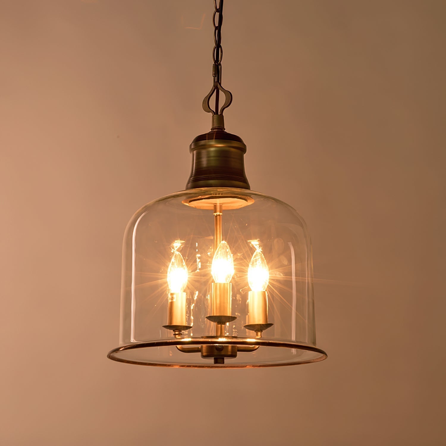 Sysolion Vintage Eleganz Glas Pendelleuchte-Letslighting
