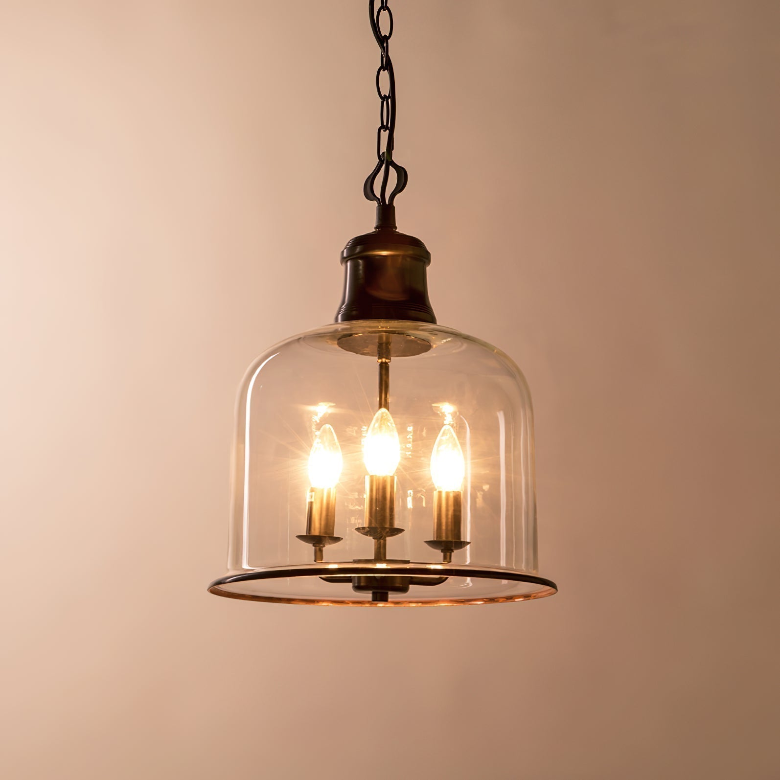 Sysolion Vintage Eleganz Glas Pendelleuchte-Letslighting