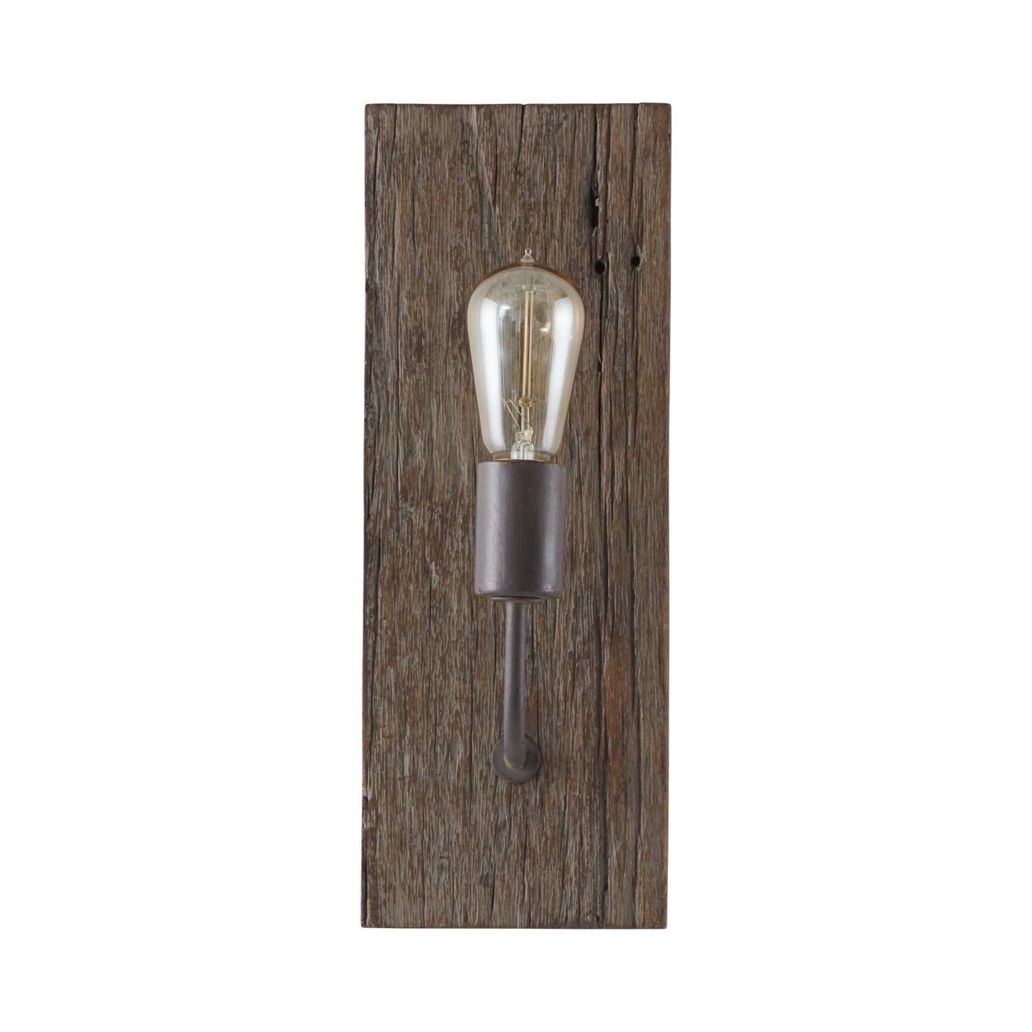 Ovenaris Industrielle Vintage Wandleuchte aus Holz-Letslighting