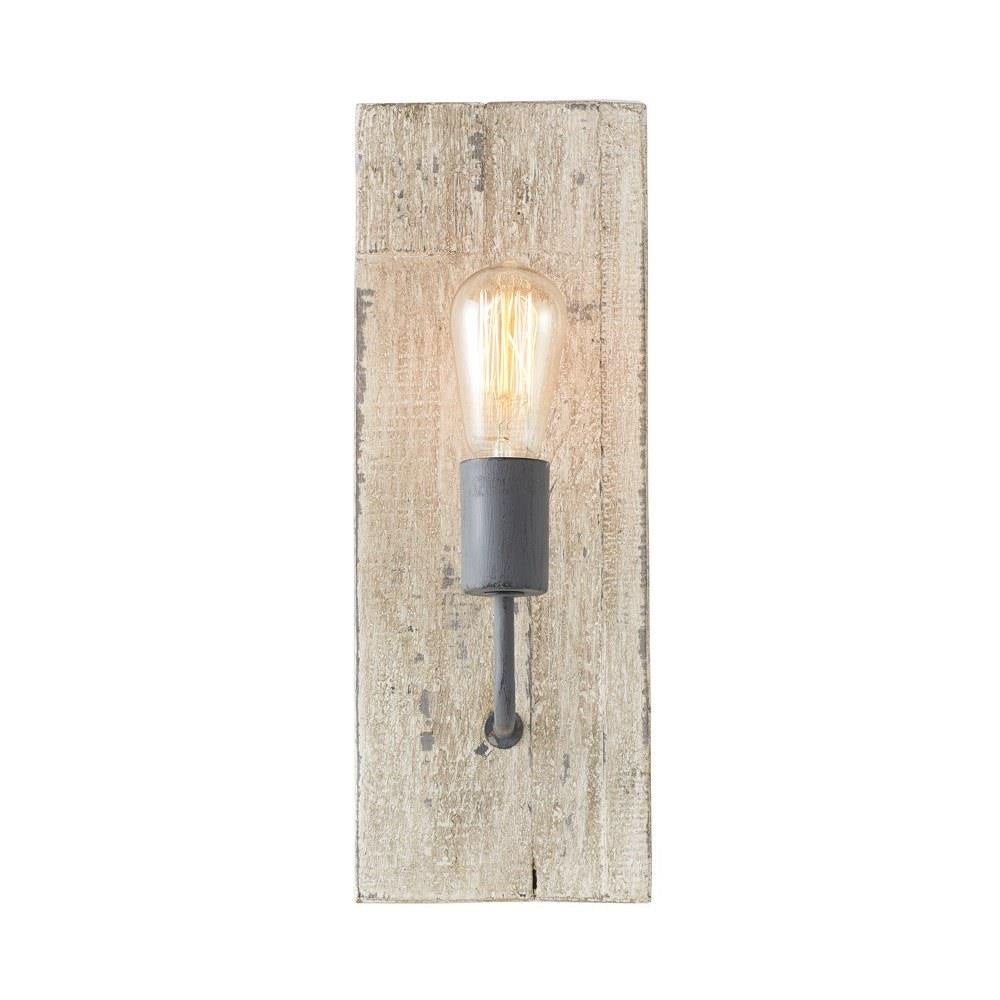 Ovenaris Industrielle Vintage Wandleuchte aus Holz-Letslighting